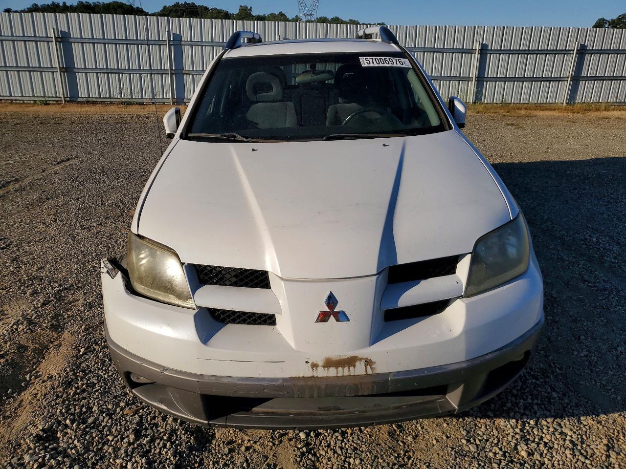2003 Mitsubishi Outlander Xls White vin: JA4LX41G33U036946