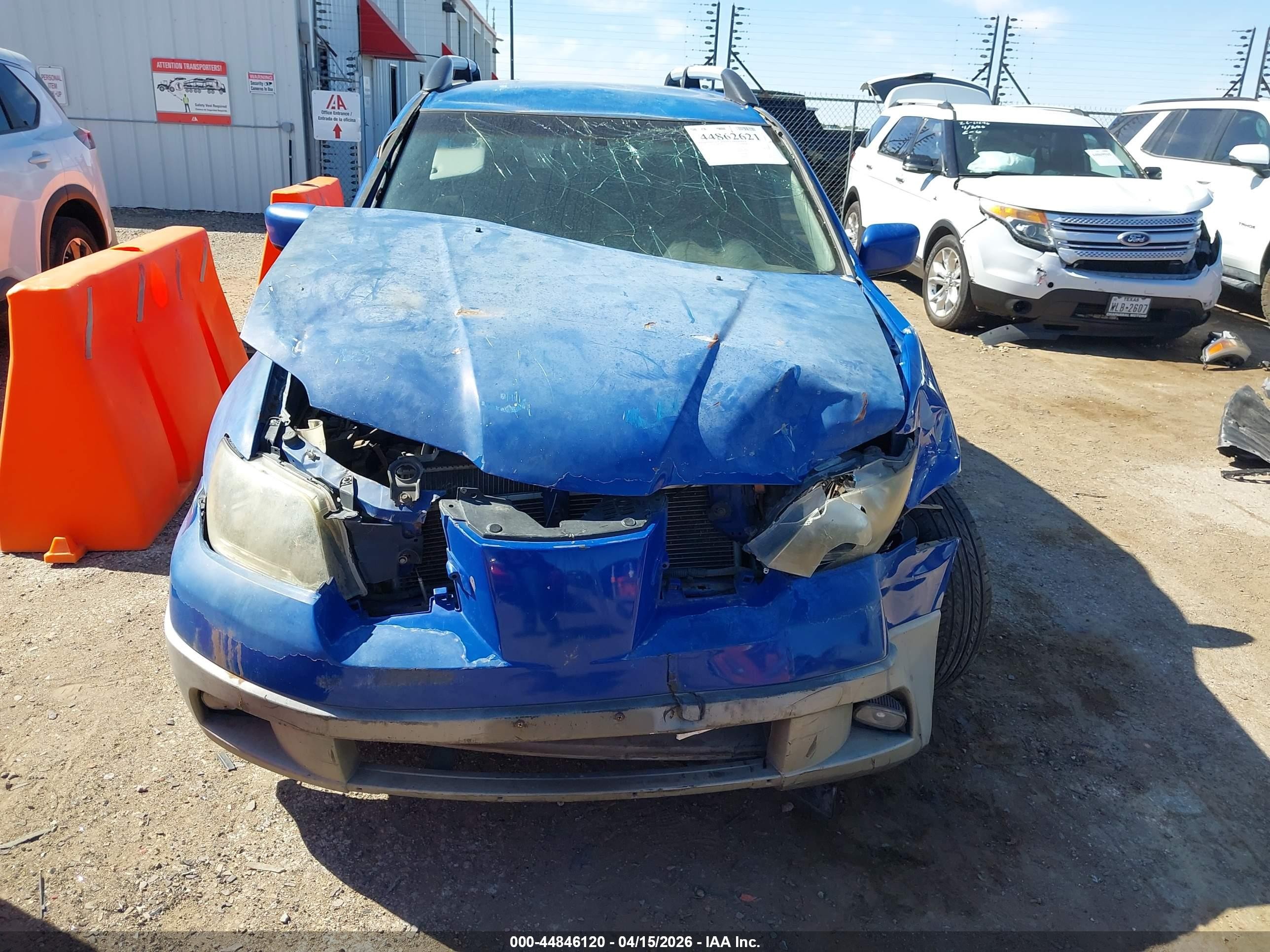 2003 Mitsubishi Outlander Xls Blue vin: JA4LX41G63U065356