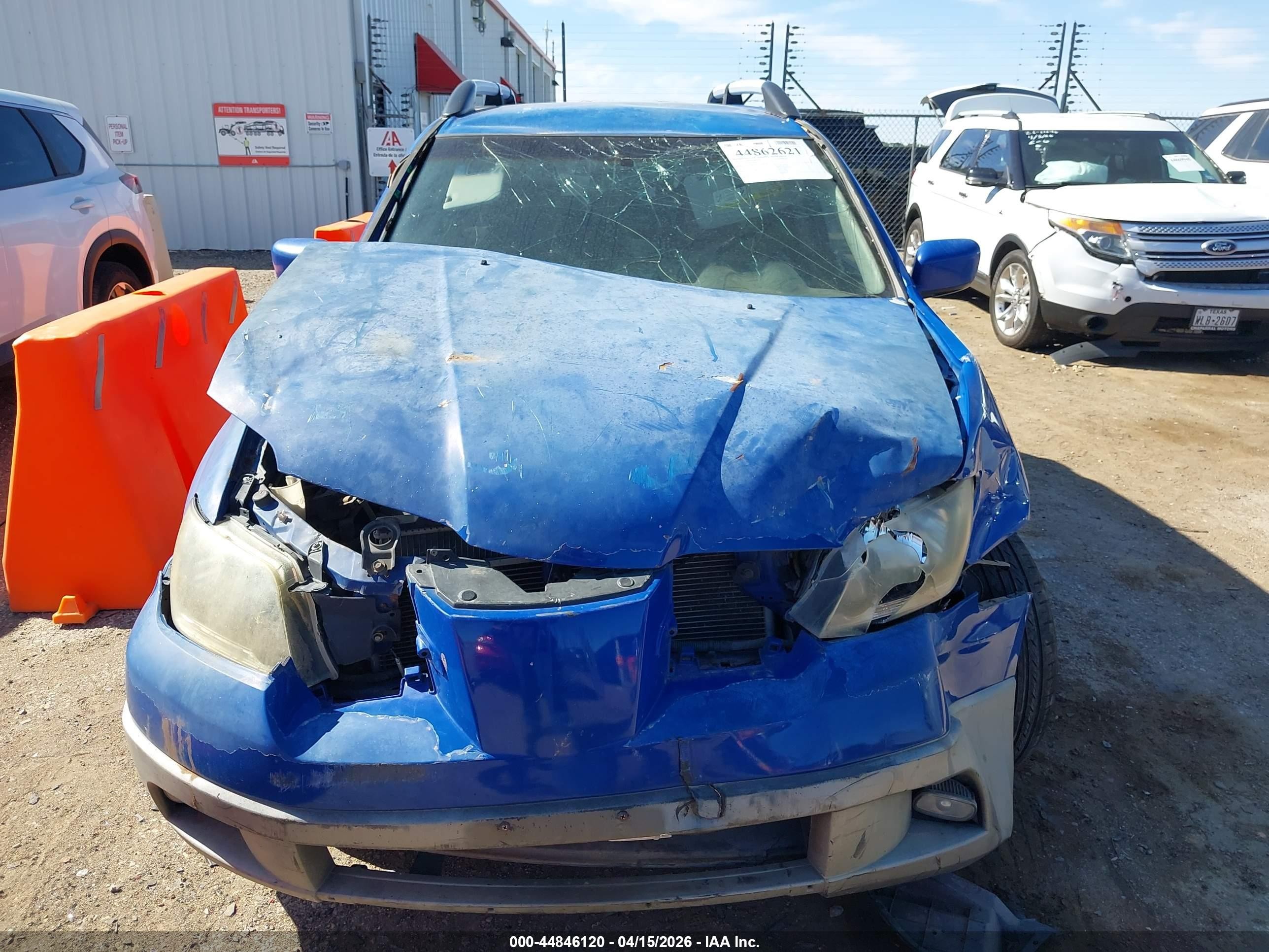 2003 Mitsubishi Outlander Xls Blue vin: JA4LX41G63U065356