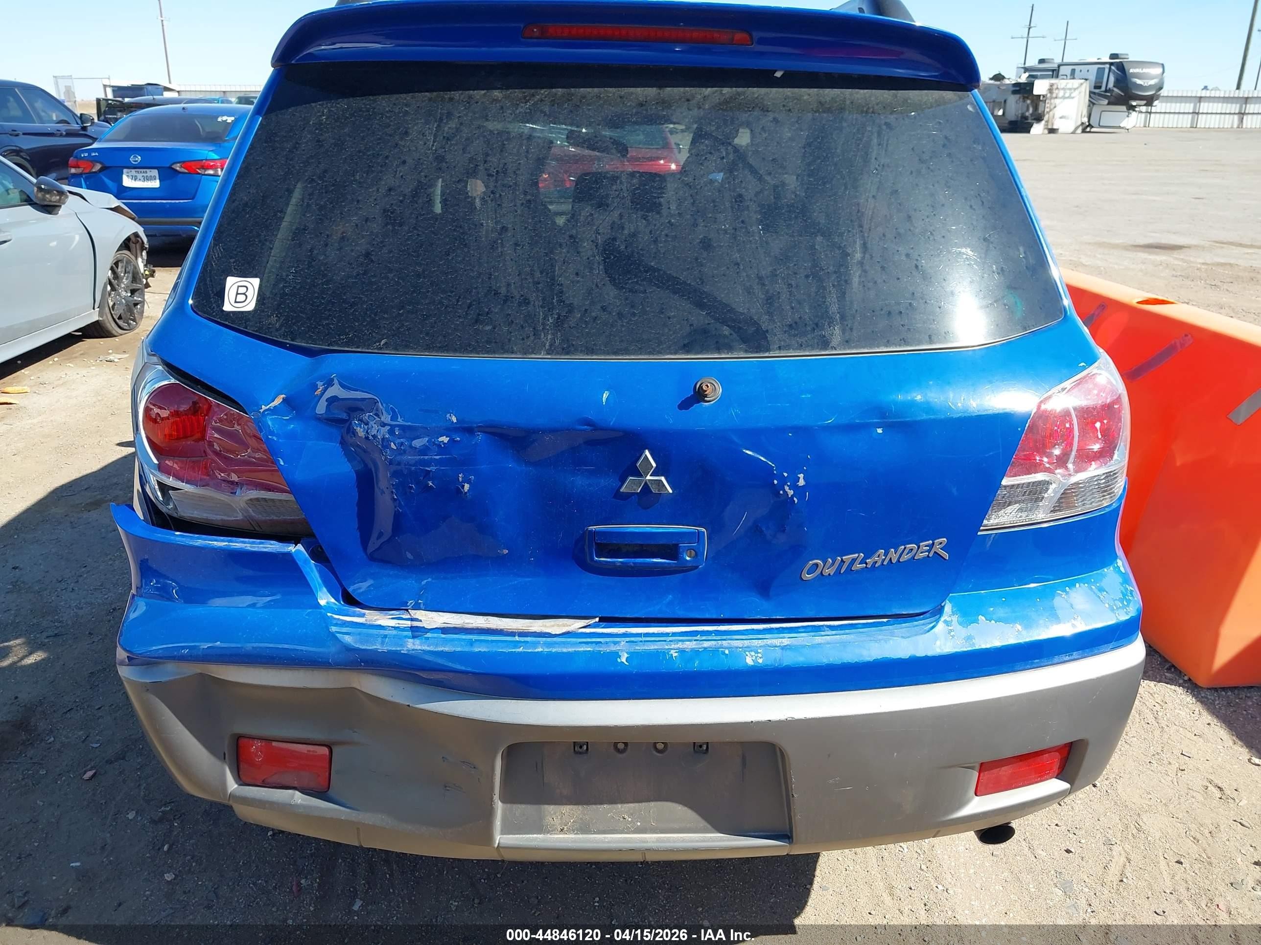 2003 Mitsubishi Outlander Xls Blue vin: JA4LX41G63U065356