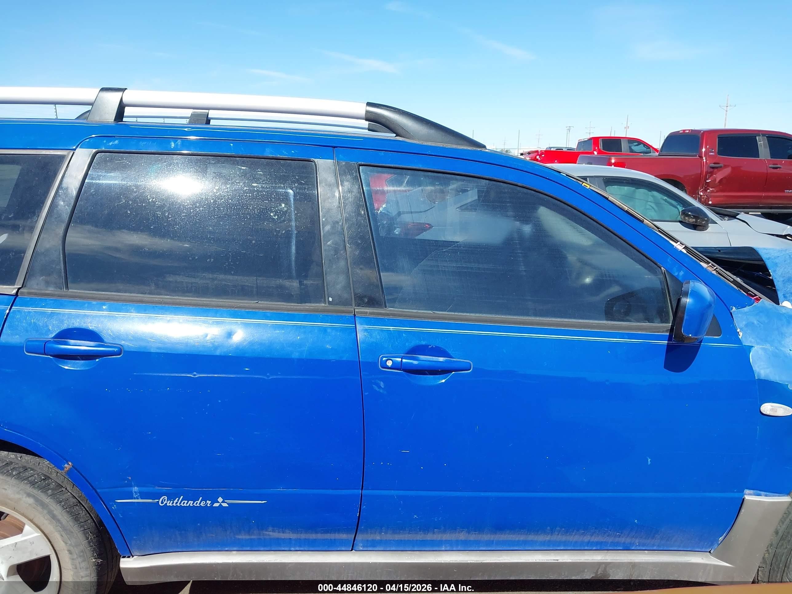 2003 Mitsubishi Outlander Xls Blue vin: JA4LX41G63U065356