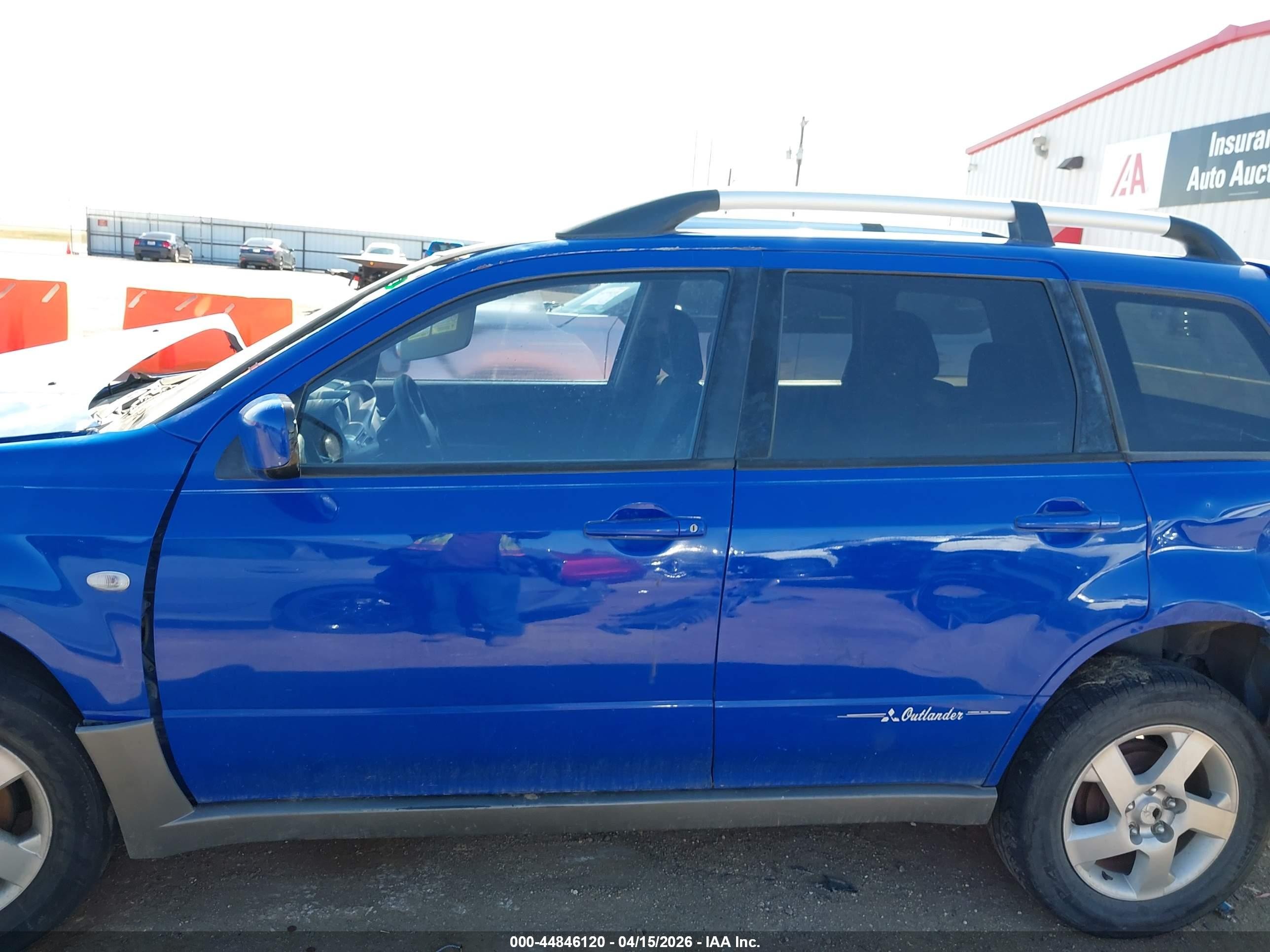 2003 Mitsubishi Outlander Xls Blue vin: JA4LX41G63U065356