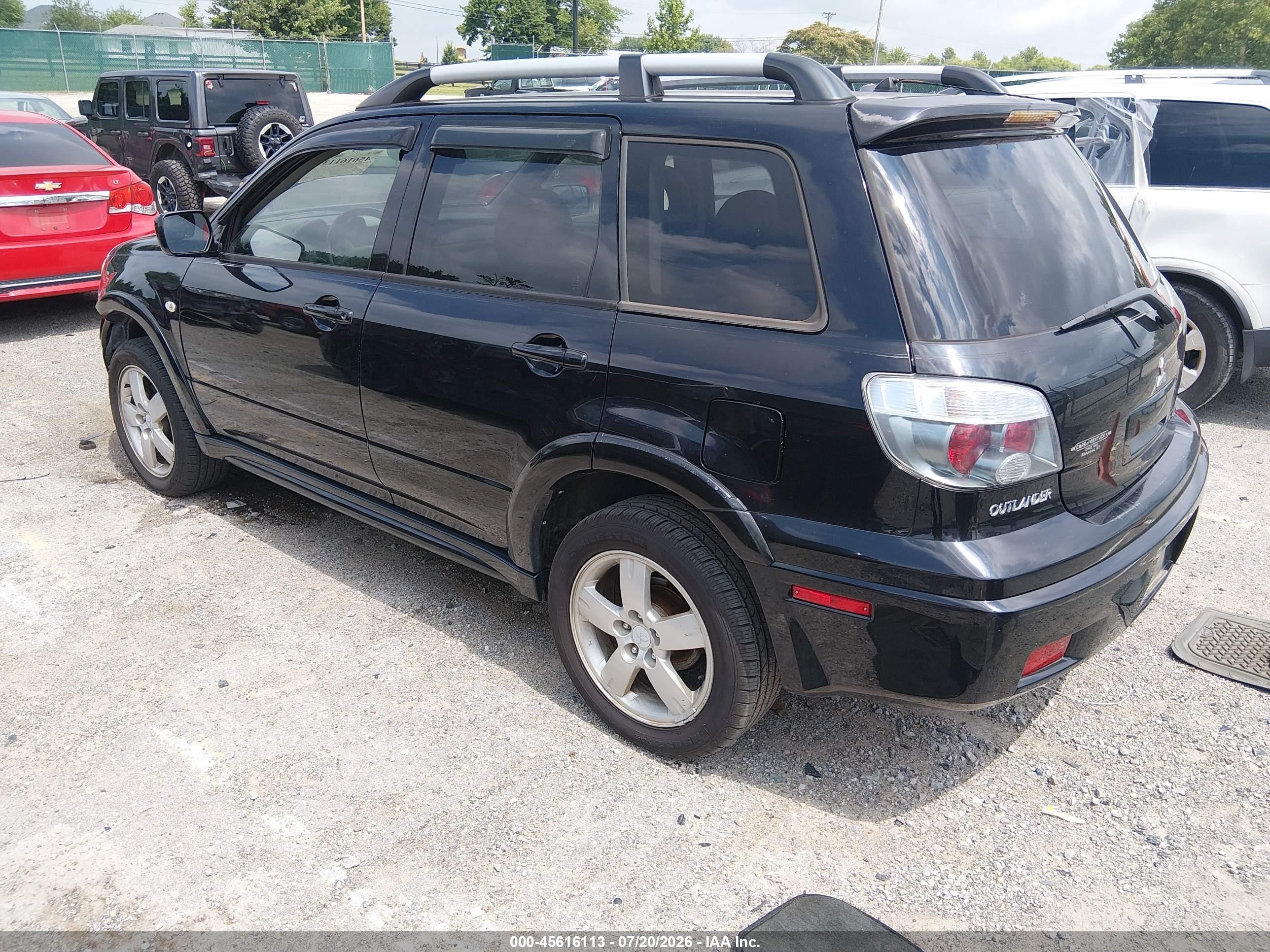 2005 Mitsubishi Outlander Limited Black vin: JA4LX81F85U039133