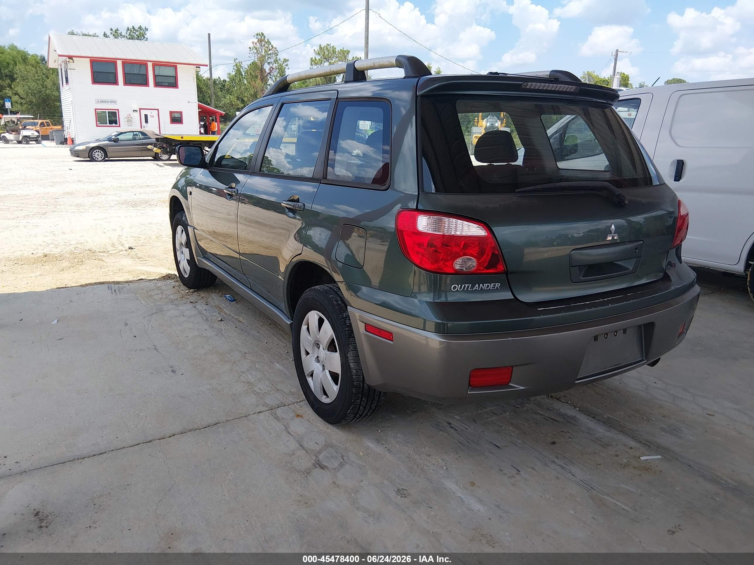 2006 Mitsubishi Outlander Ls Green vin: JA4LZ31F06U038976