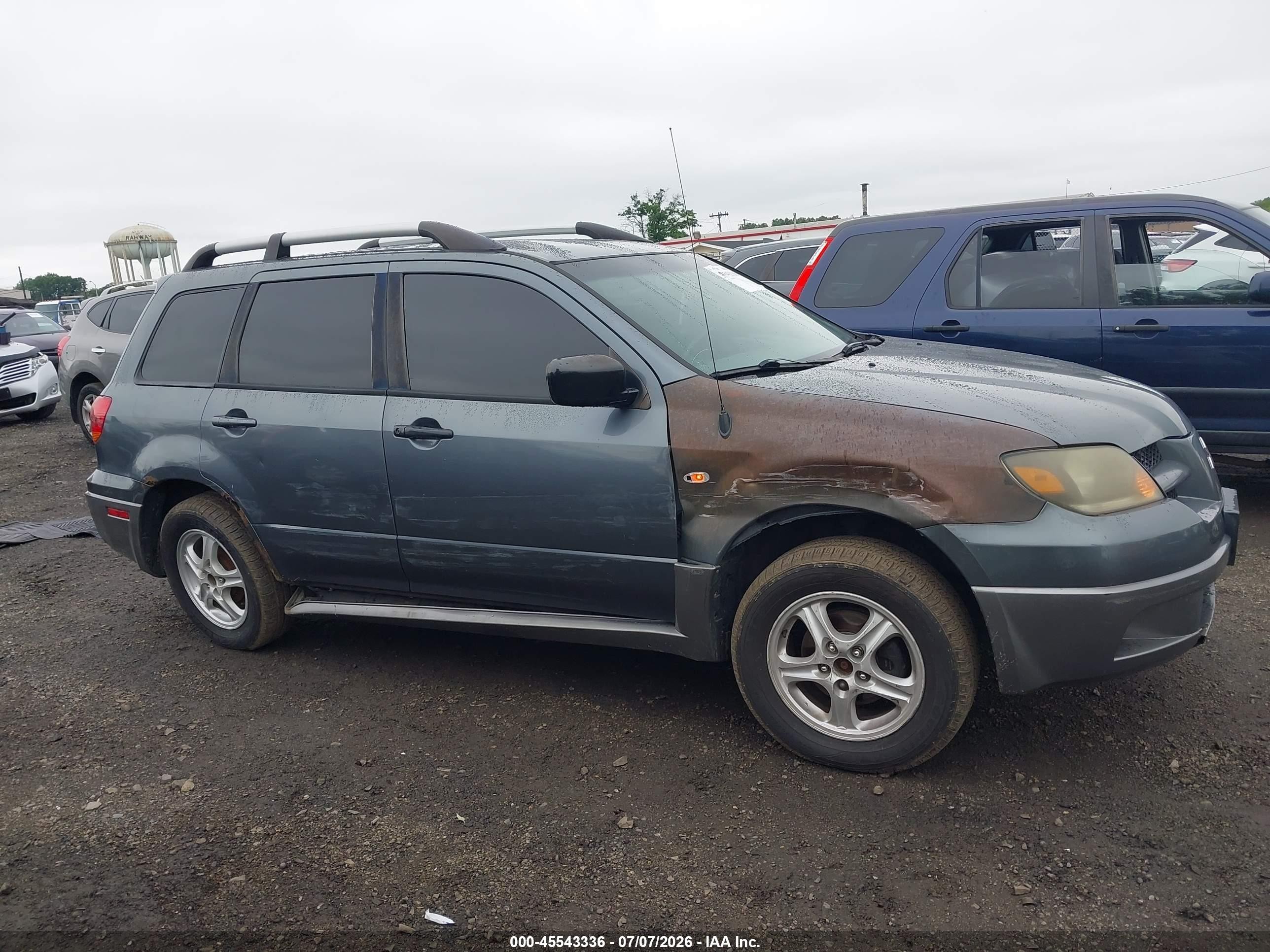 2004 Mitsubishi Outlander Ls Серый vin: JA4LZ31F14U000802