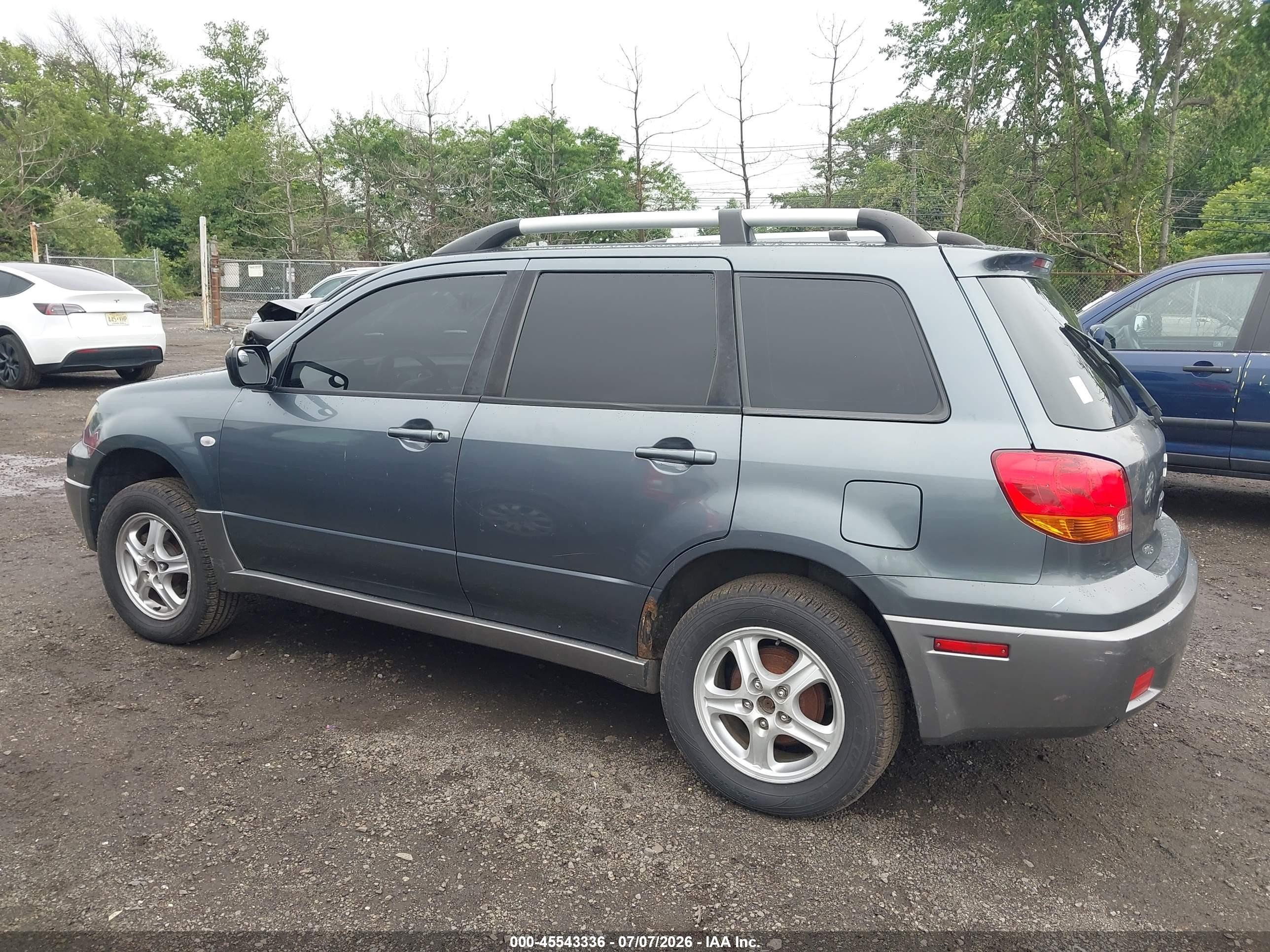 2004 Mitsubishi Outlander Ls Серый vin: JA4LZ31F14U000802
