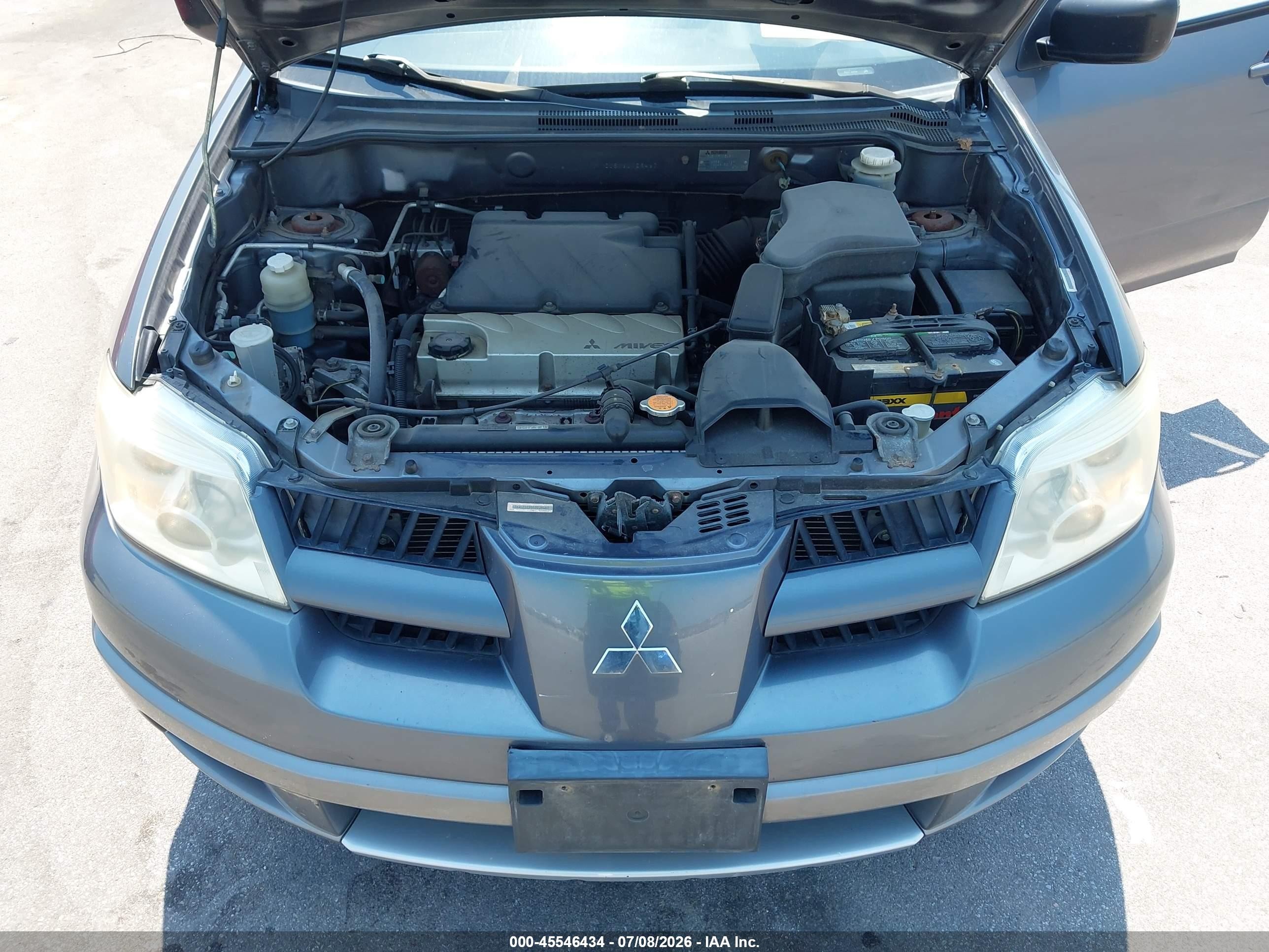 2006 Mitsubishi Outlander Ls Gray vin: JA4LZ31F66U028467