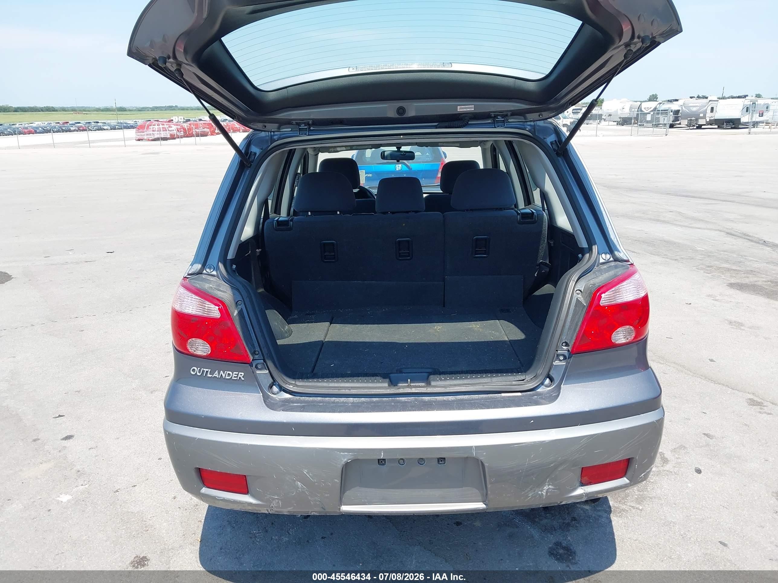 2006 Mitsubishi Outlander Ls Gray vin: JA4LZ31F66U028467