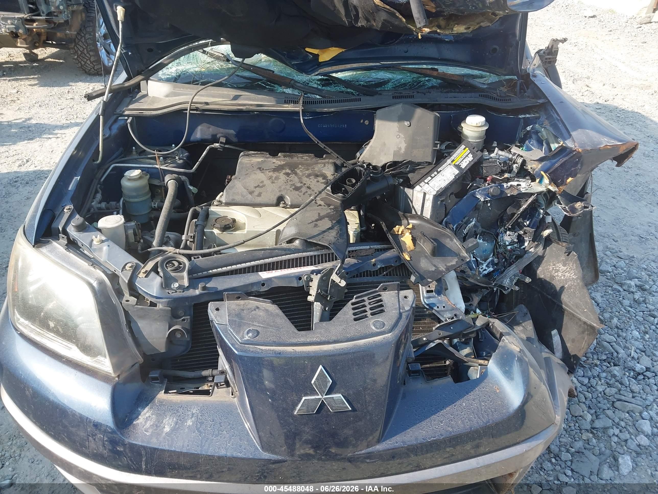 2004 Mitsubishi Outlander Ls Black vin: JA4LZ31F74U054203