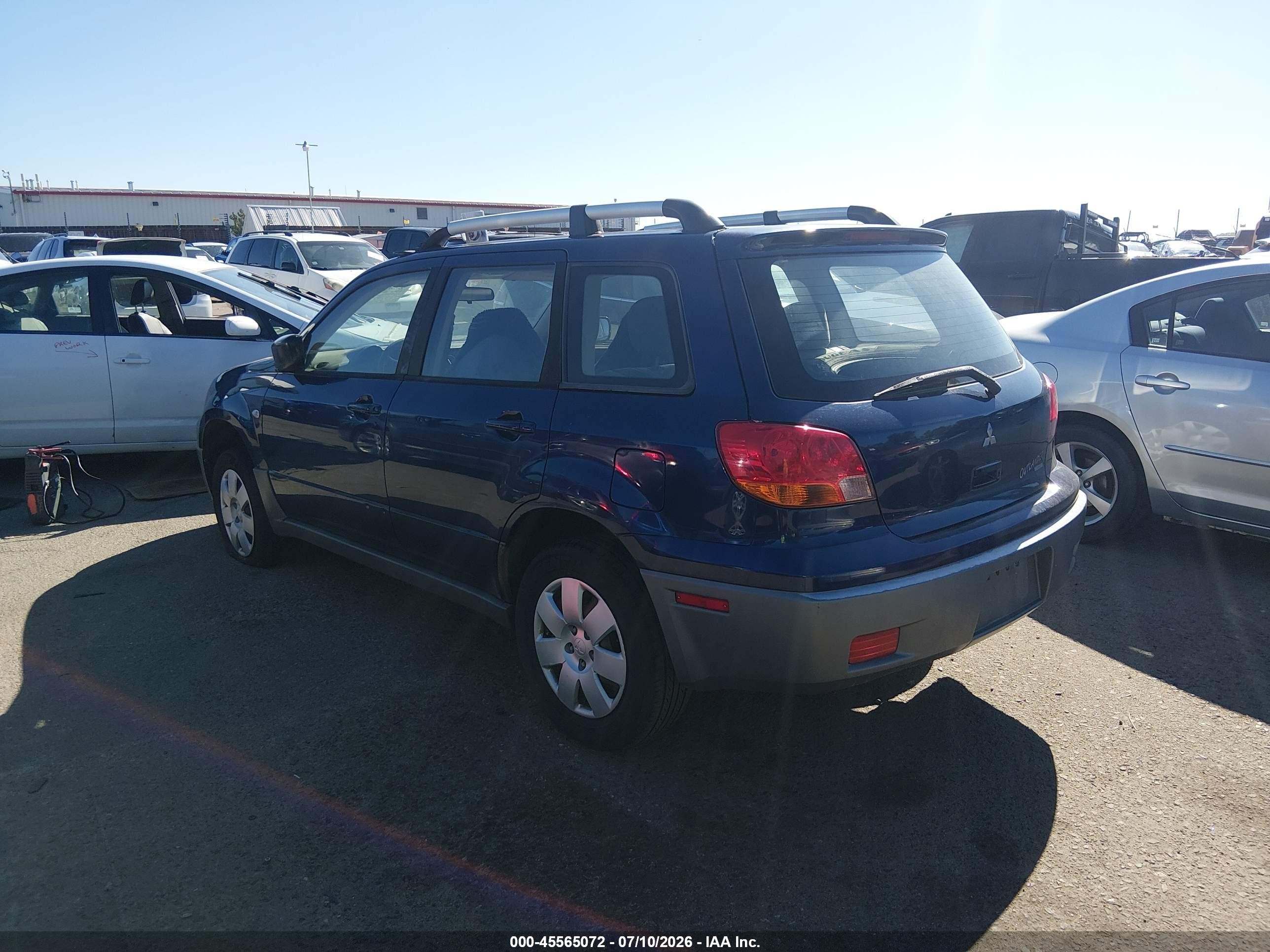 2003 Mitsubishi Outlander Ls Black vin: JA4LZ31GX3U083668