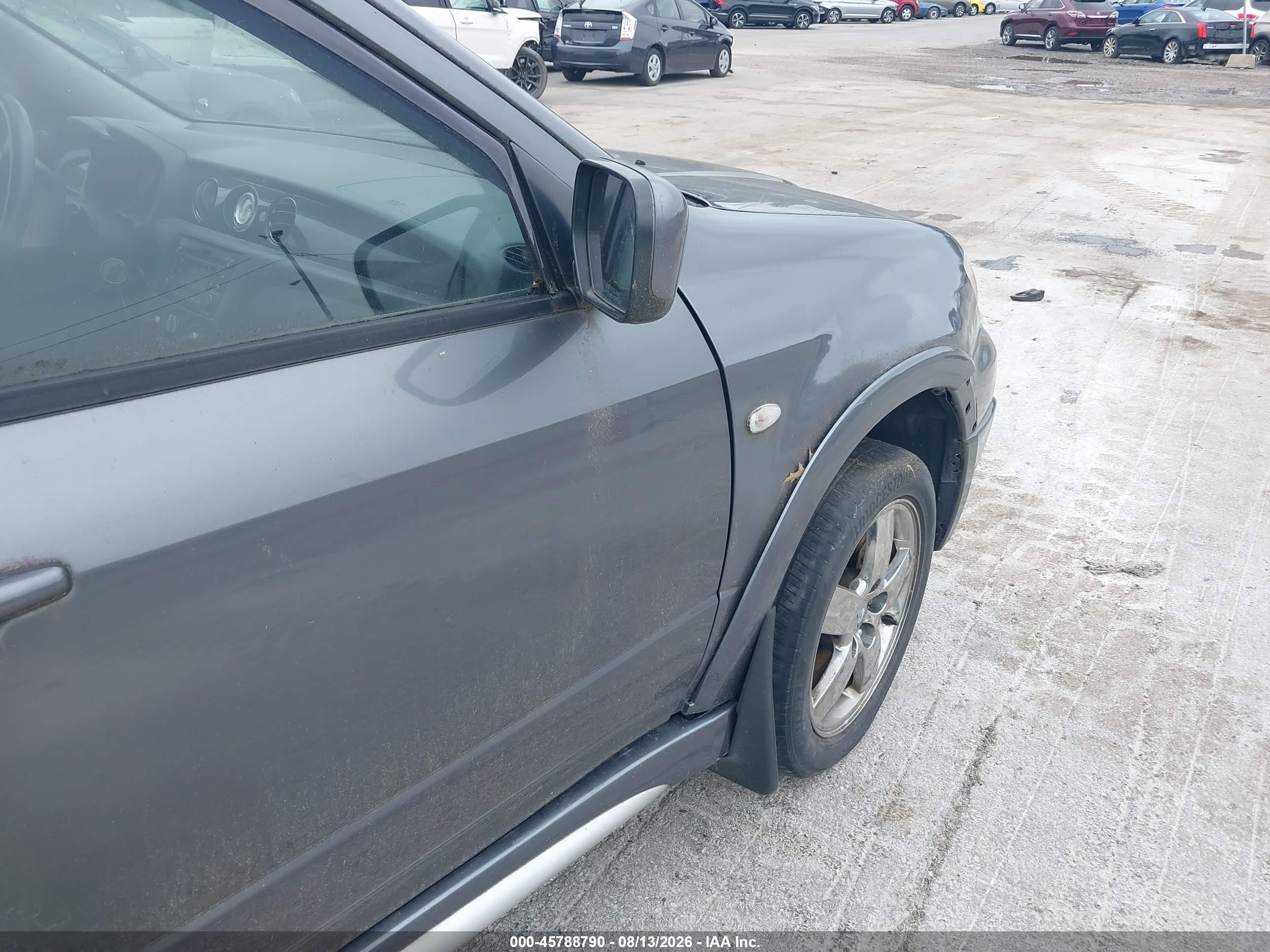 2006 Mitsubishi Outlander Se Gray vin: JA4LZ41F46U026674