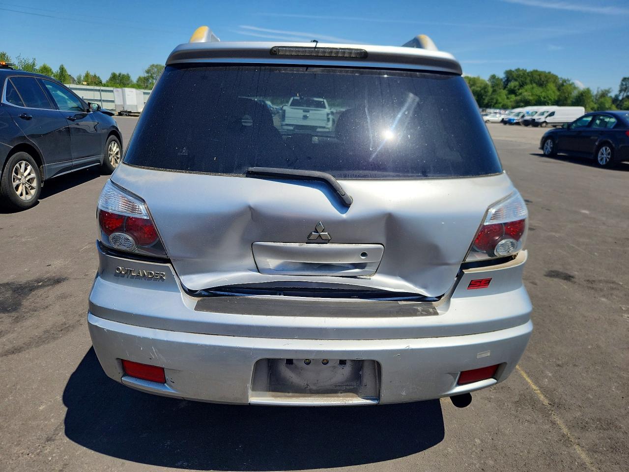 2006 Mitsubishi Outlander Se Silver vin: JA4LZ41F46U037643