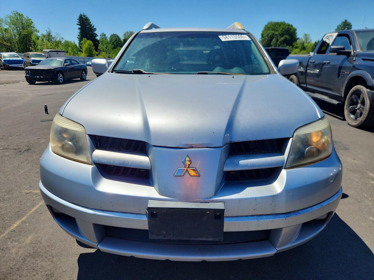 2006 Mitsubishi Outlander Se Silver vin: JA4LZ41F46U037643
