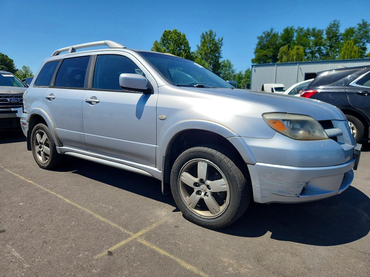 2006 Mitsubishi Outlander Se Silver vin: JA4LZ41F46U037643