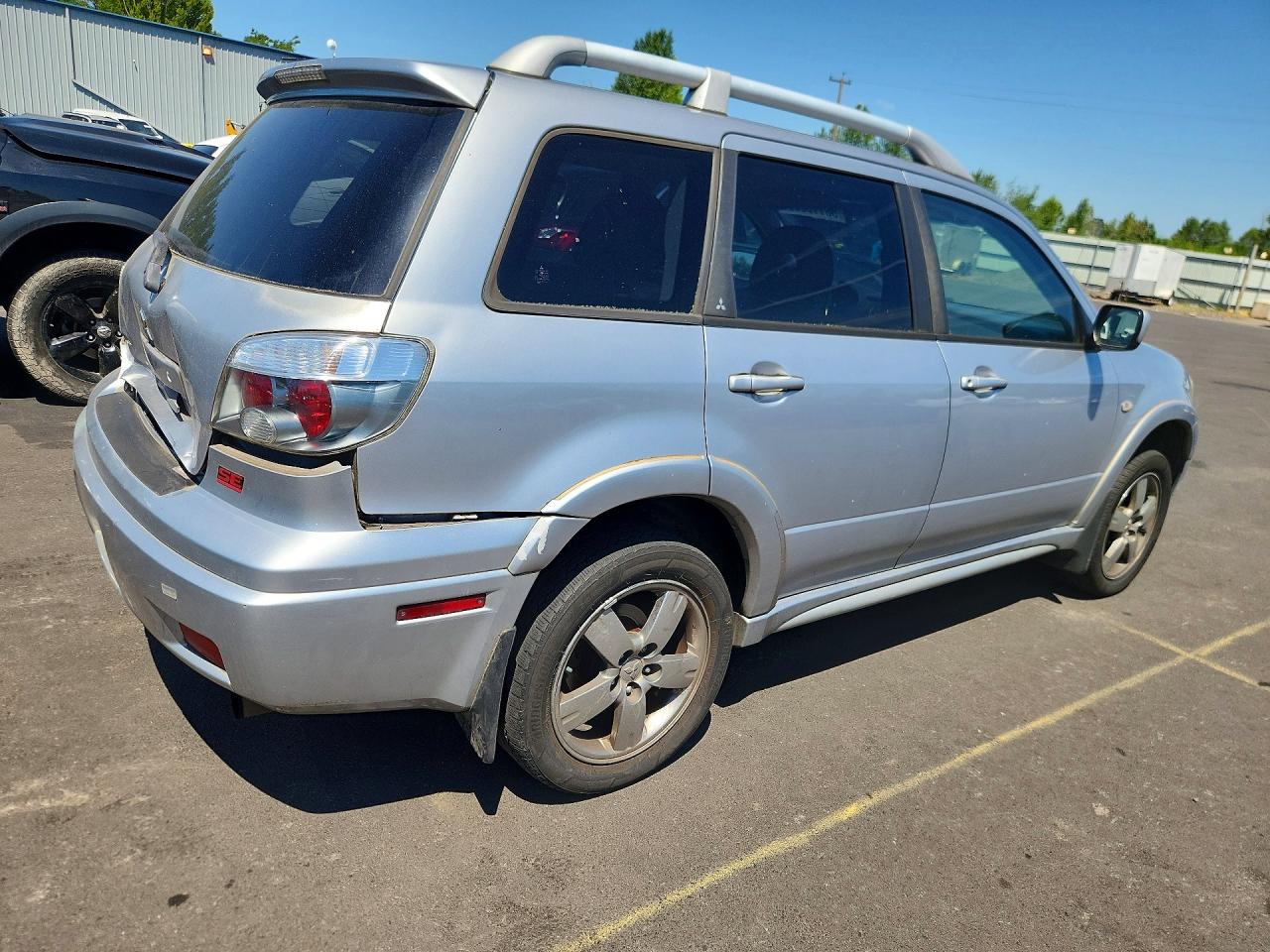2006 Mitsubishi Outlander Se Silver vin: JA4LZ41F46U037643