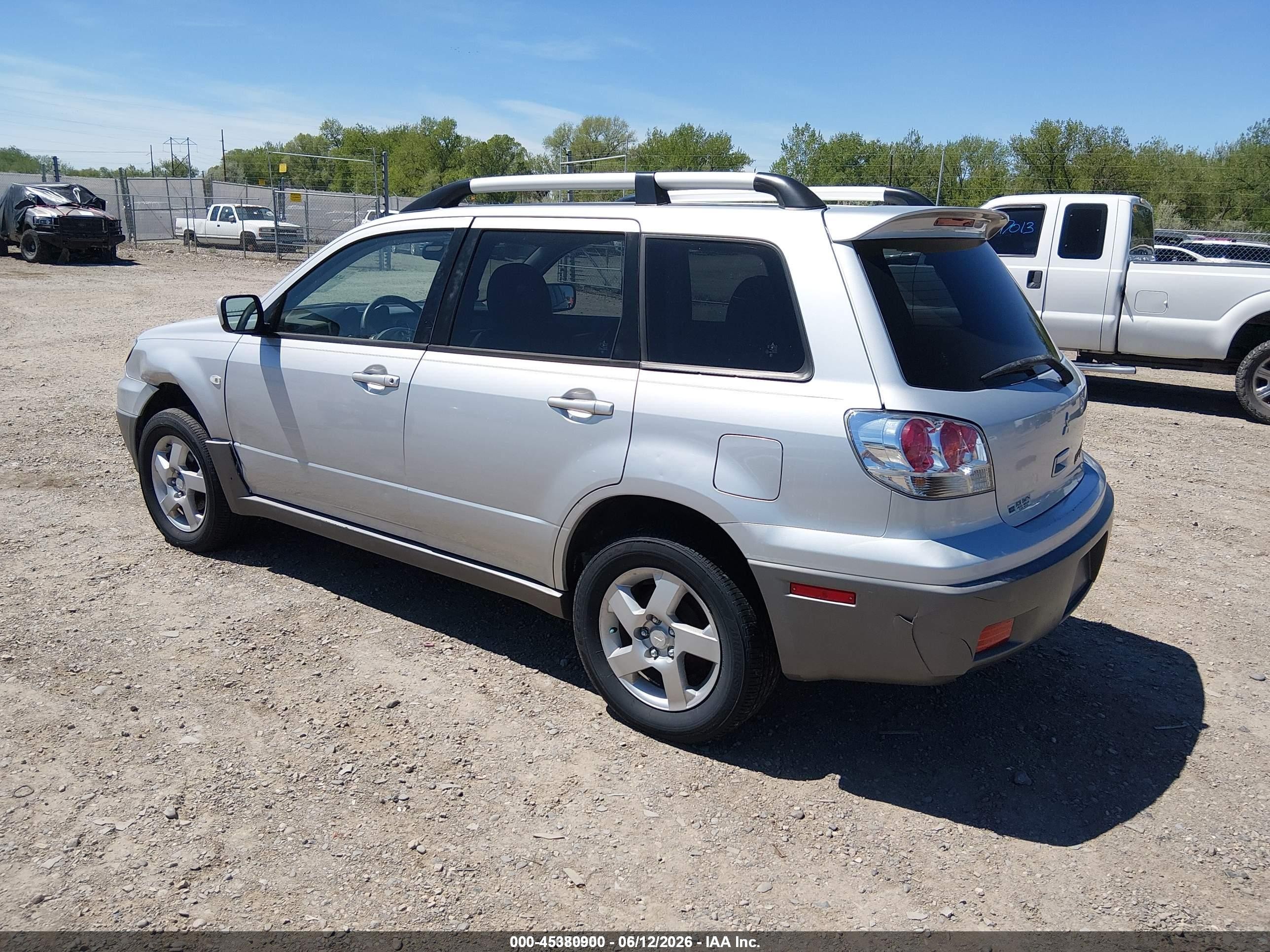 2003 Mitsubishi Outlander Xls Серебряный vin: JA4LZ41G03U063211