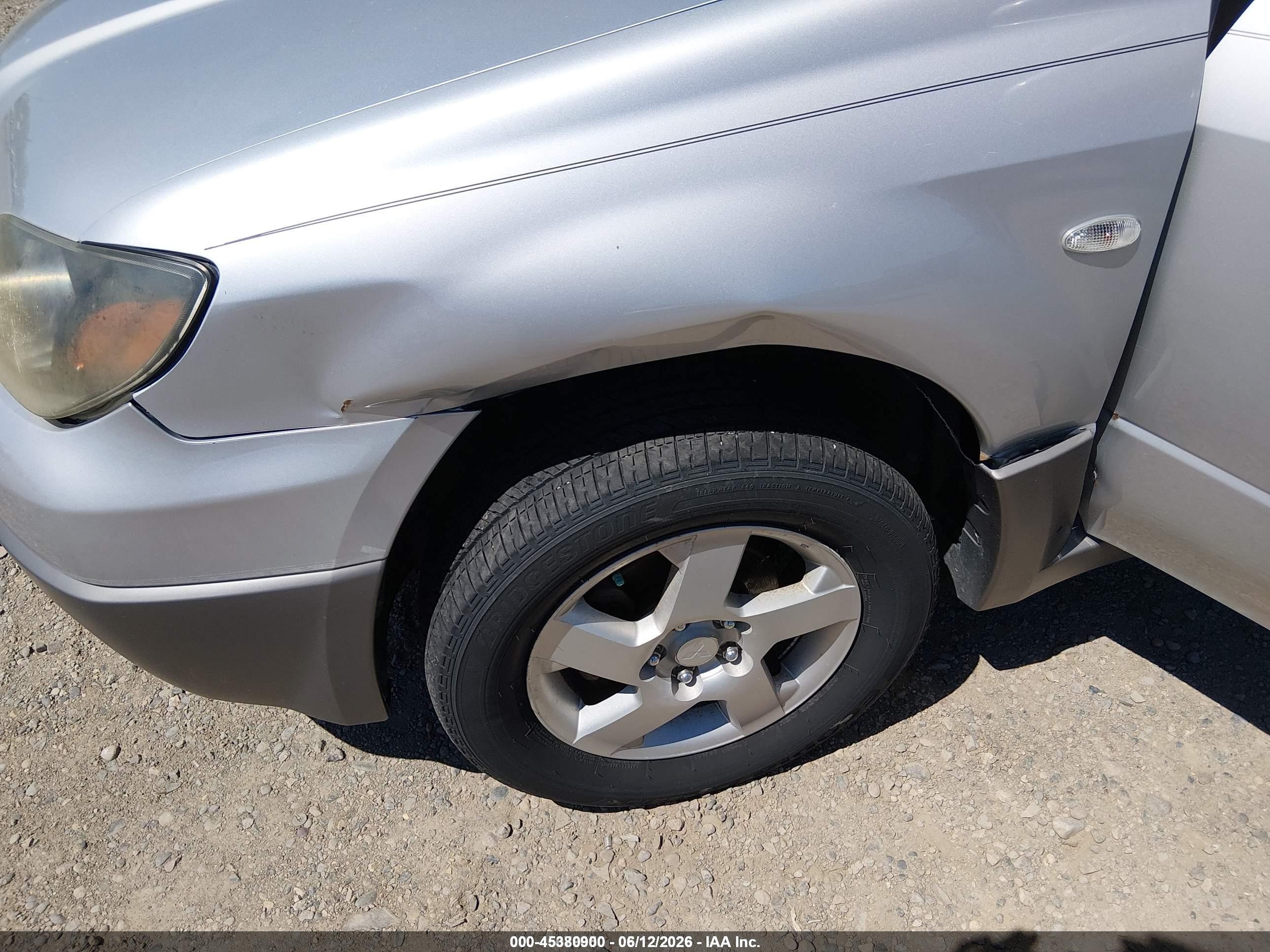 2003 Mitsubishi Outlander Xls Серебряный vin: JA4LZ41G03U063211