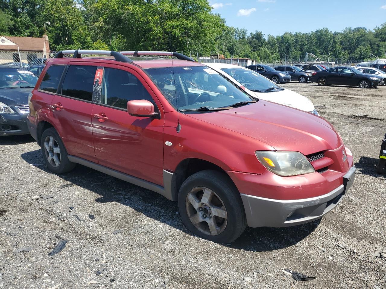 2003 Mitsubishi Outlander Xls   Красный vin: JA4LZ41G03U086004