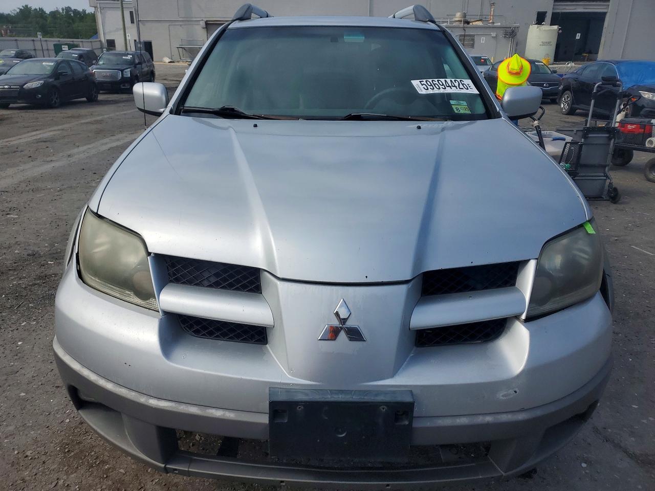2003 Mitsubishi Outlander Xls Silver vin: JA4LZ41G43U102706