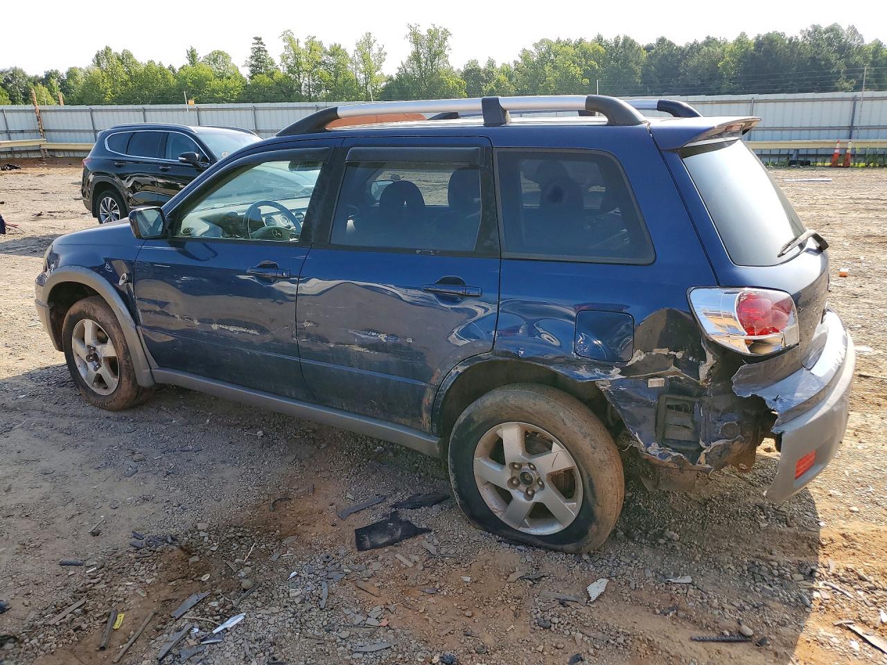 2003 Mitsubishi Outlander Xls Синий vin: JA4LZ41G53U056853