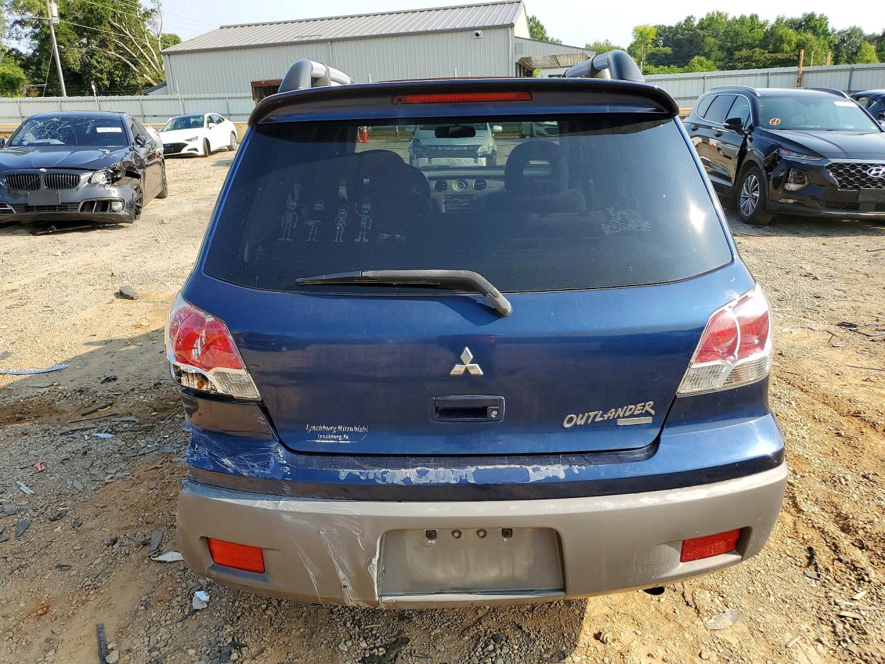 2003 Mitsubishi Outlander Xls Синий vin: JA4LZ41G53U056853