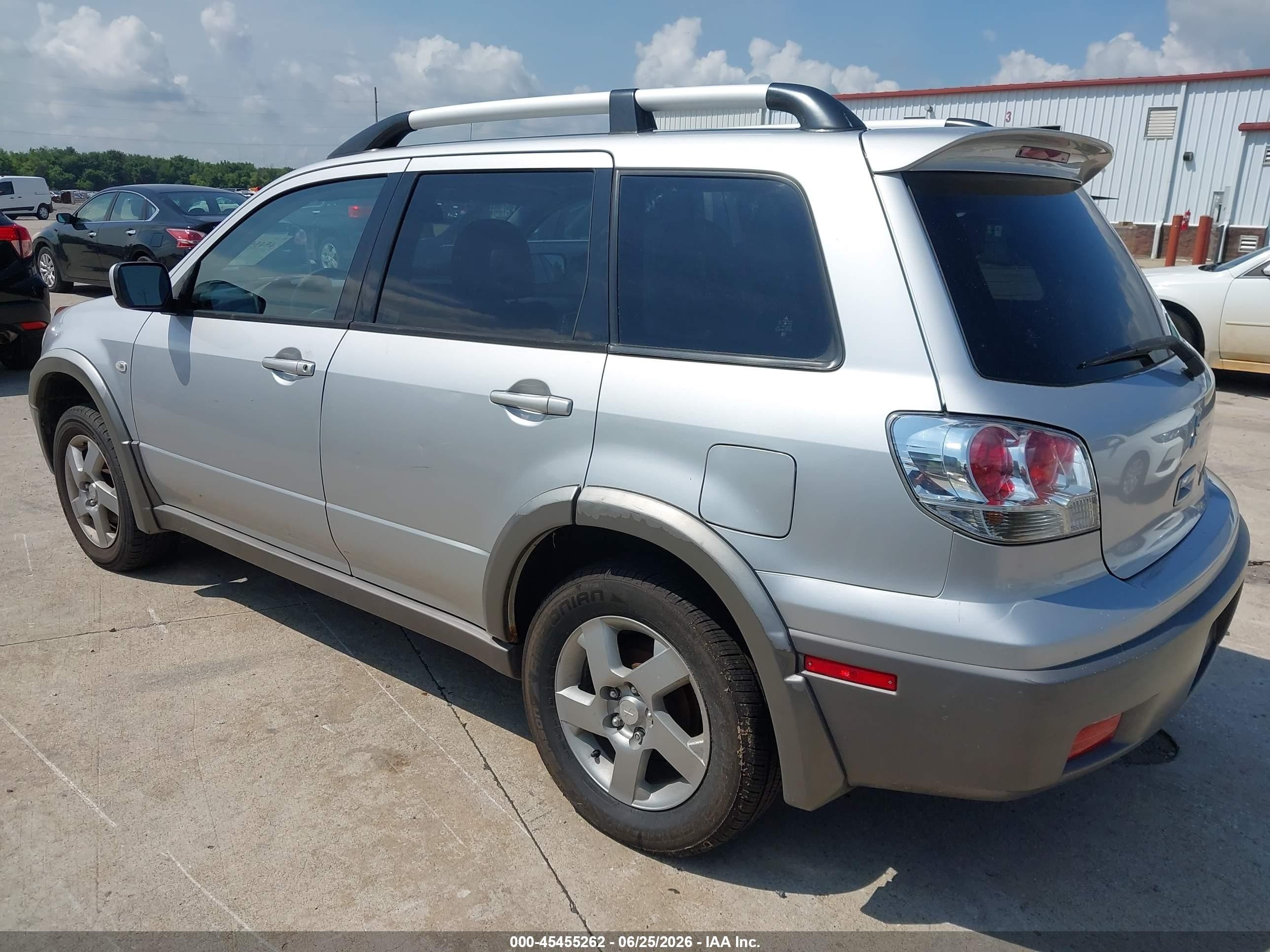 2003 Mitsubishi Outlander Xls Silver vin: JA4LZ41G63U022016
