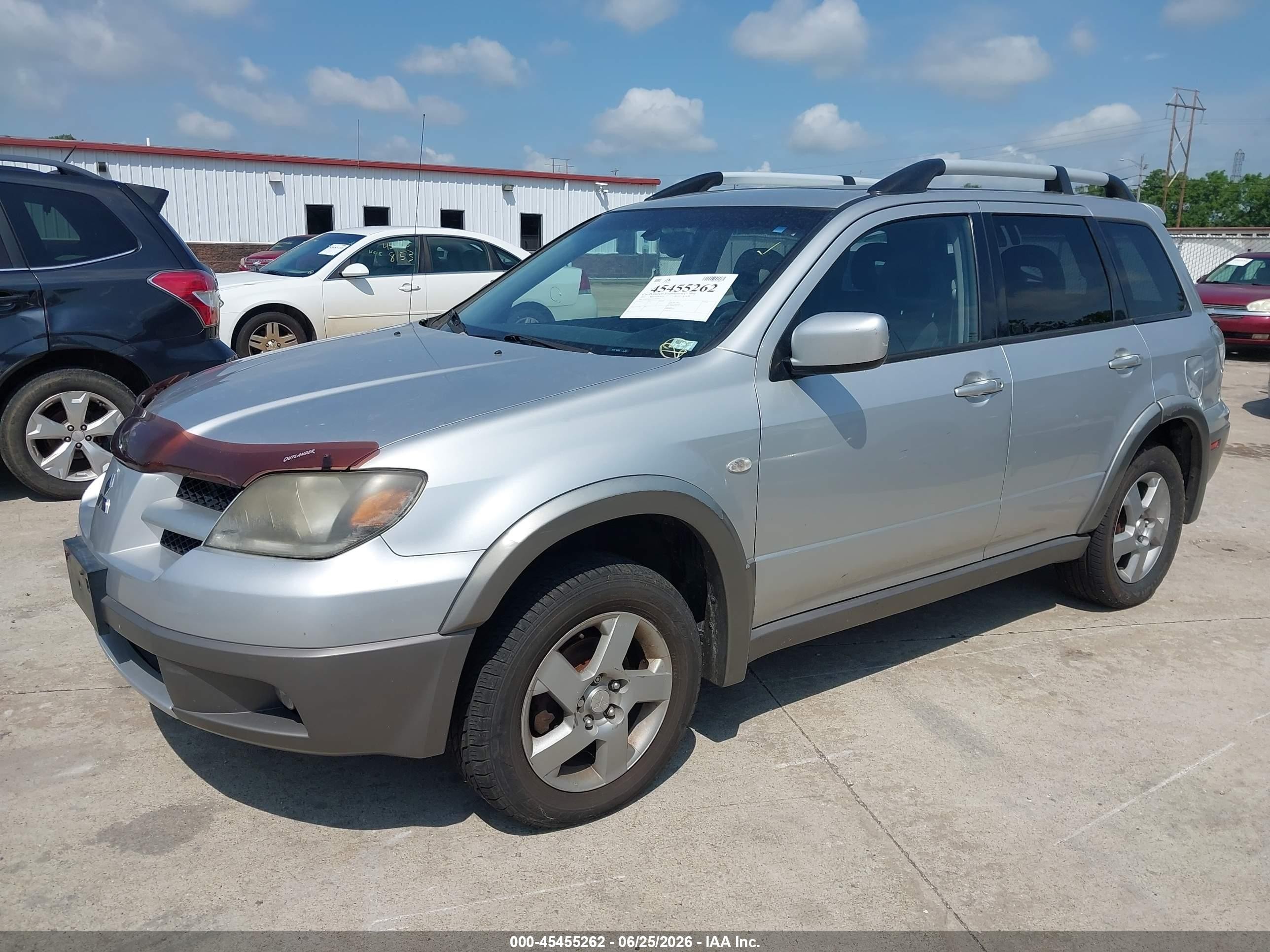 2003 Mitsubishi Outlander Xls Silver vin: JA4LZ41G63U022016