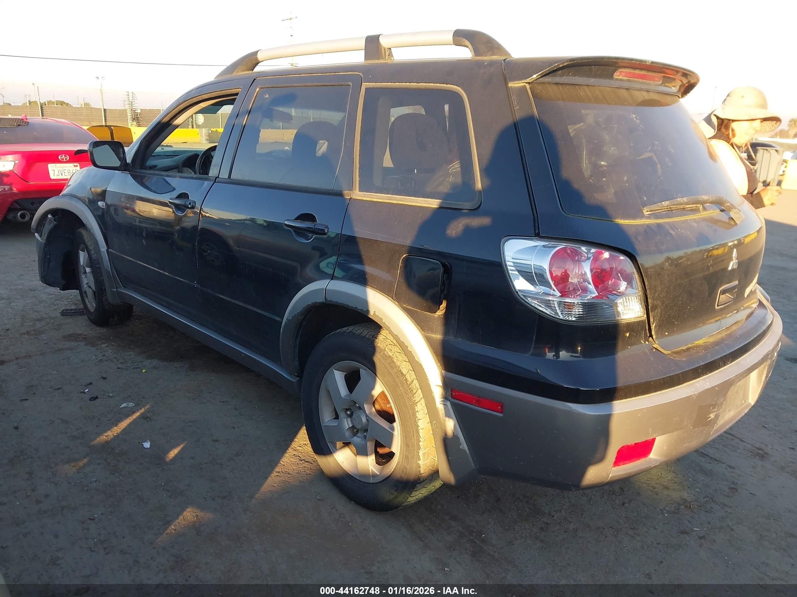 2003 Mitsubishi Outlander Xls Black vin: JA4LZ41G63U066372