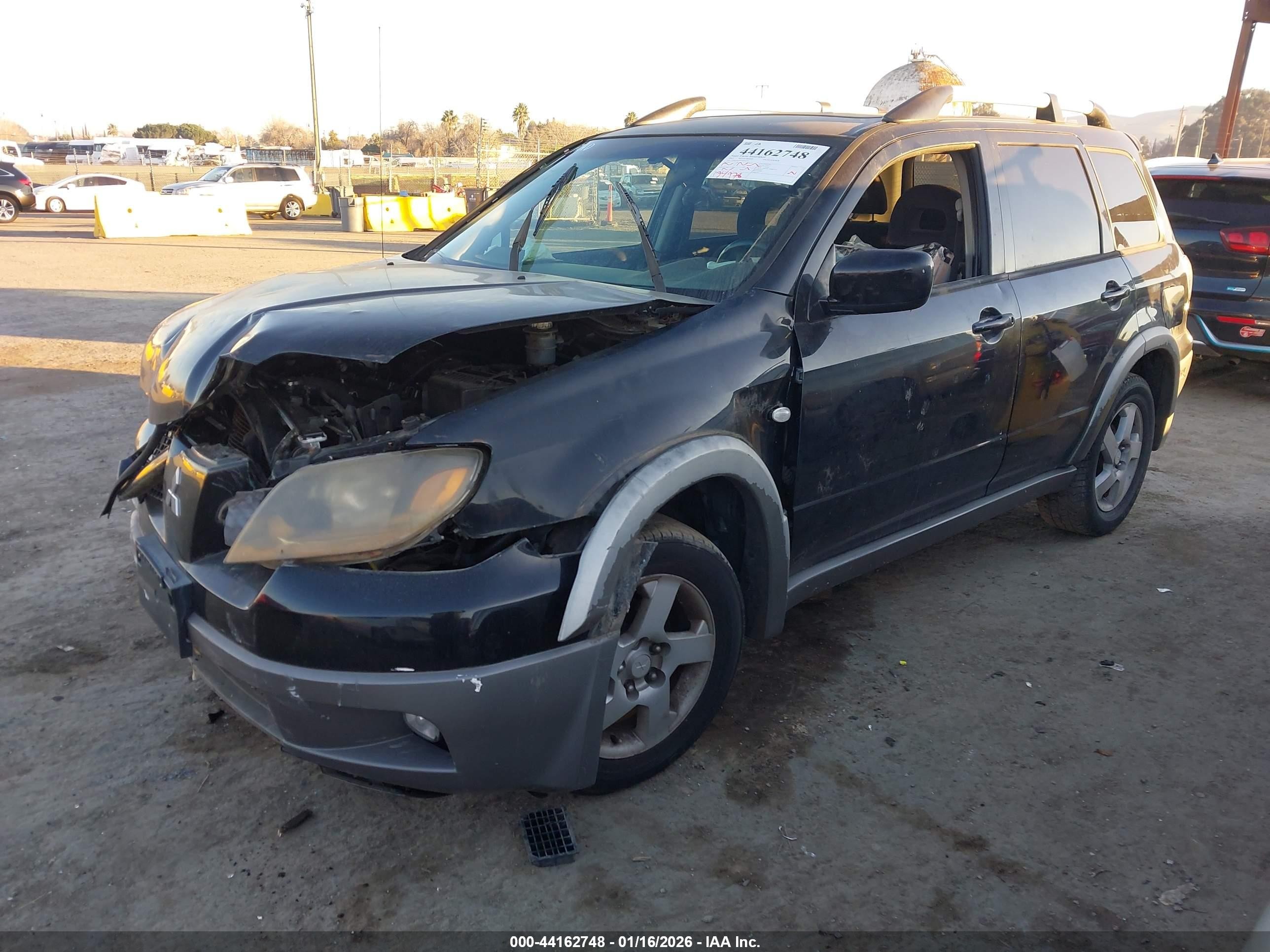 2003 Mitsubishi Outlander Xls Black vin: JA4LZ41G63U066372