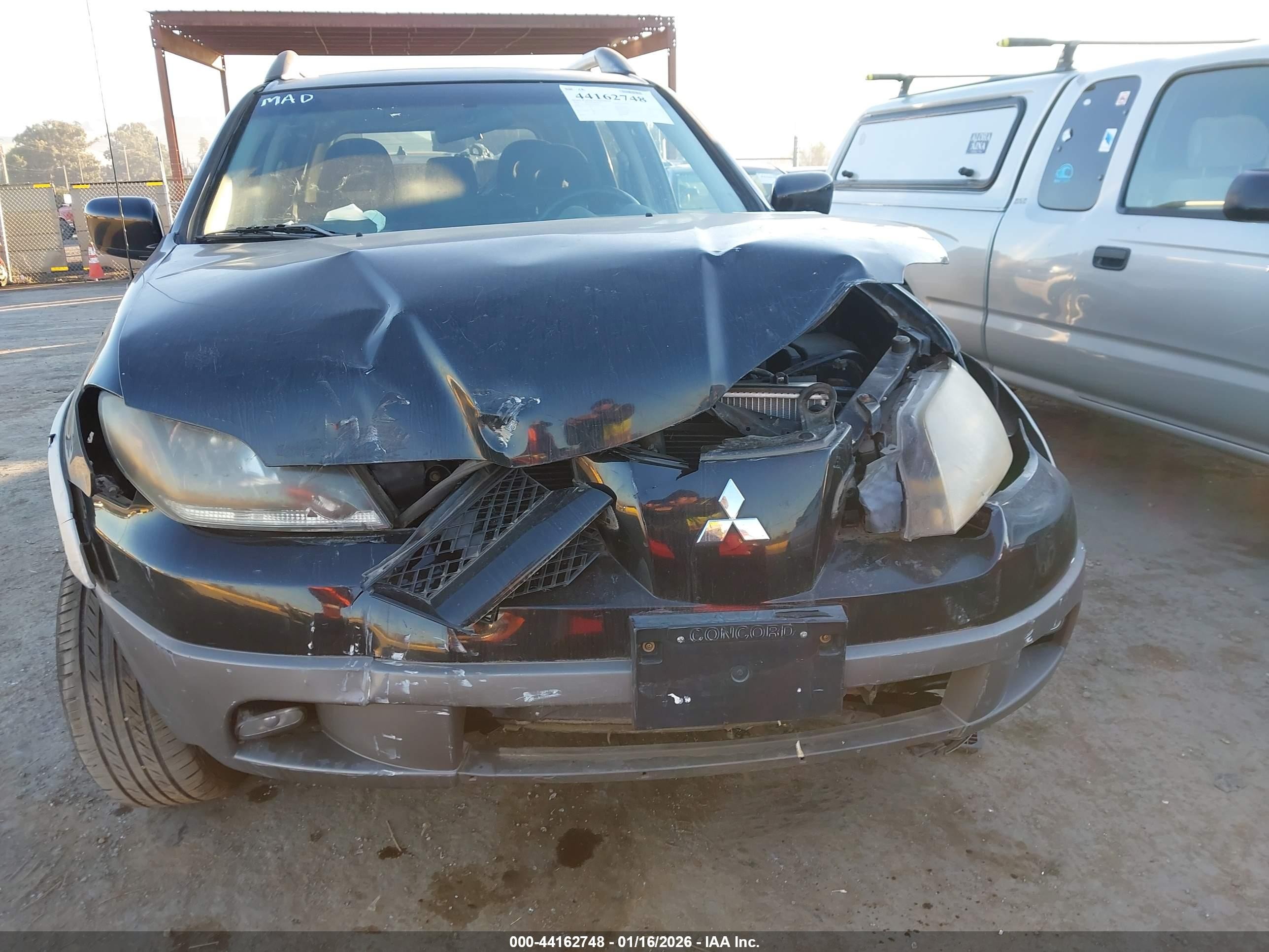 2003 Mitsubishi Outlander Xls Black vin: JA4LZ41G63U066372
