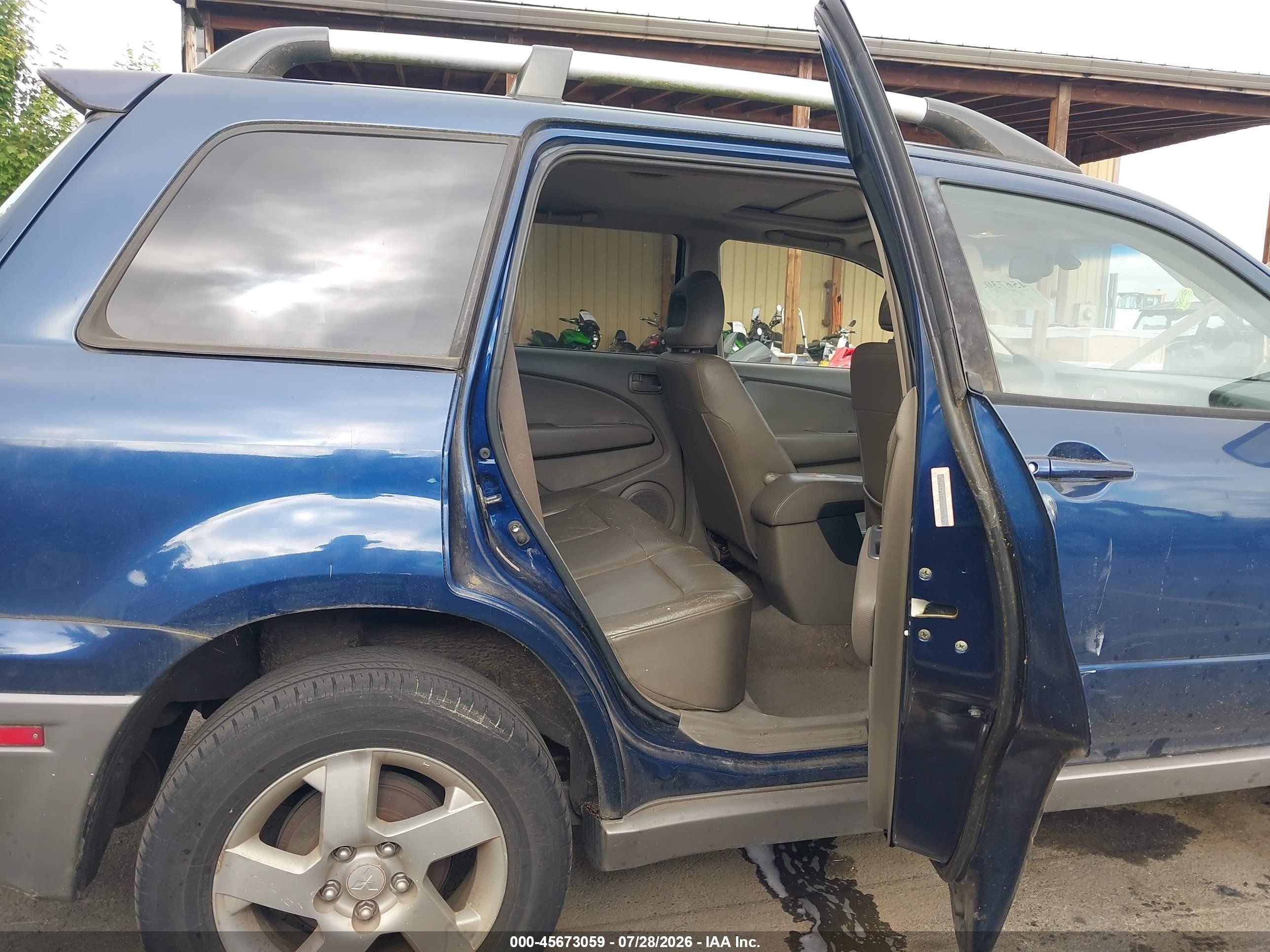 2003 Mitsubishi Outlander Xls Синий vin: JA4LZ41G73U030562