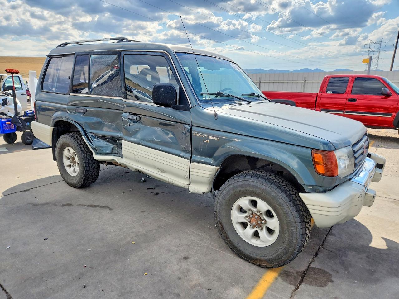 1995 Mitsubishi Montero Ls Gray vin: JA4MR41H0SJ009811