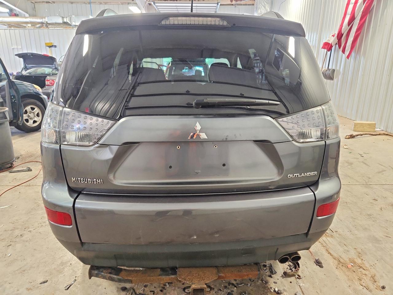 2007 Mitsubishi Outlander Es Серый vin: JA4MS31X07U013515