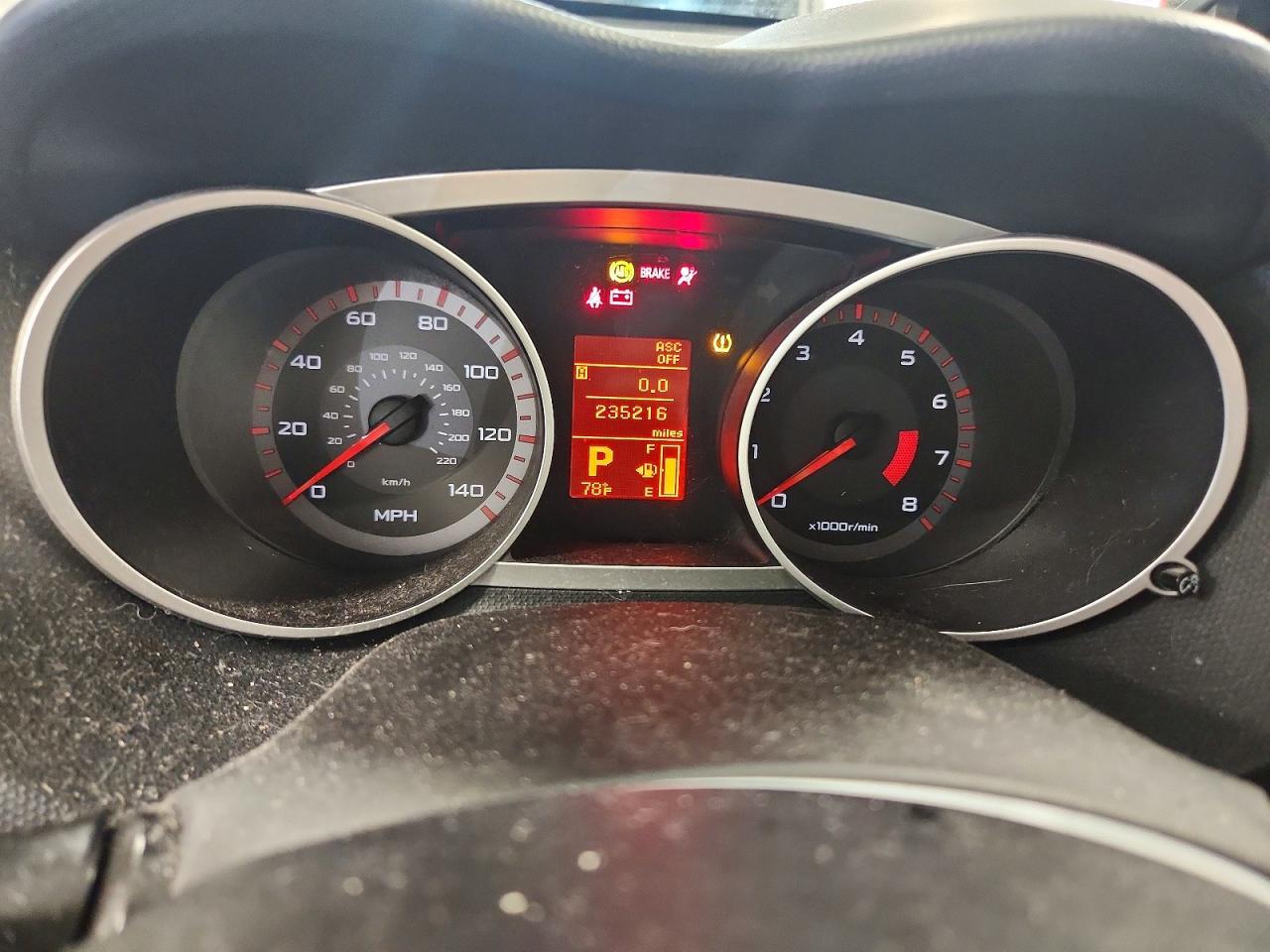 2007 Mitsubishi Outlander Es Серый vin: JA4MS31X07U013515