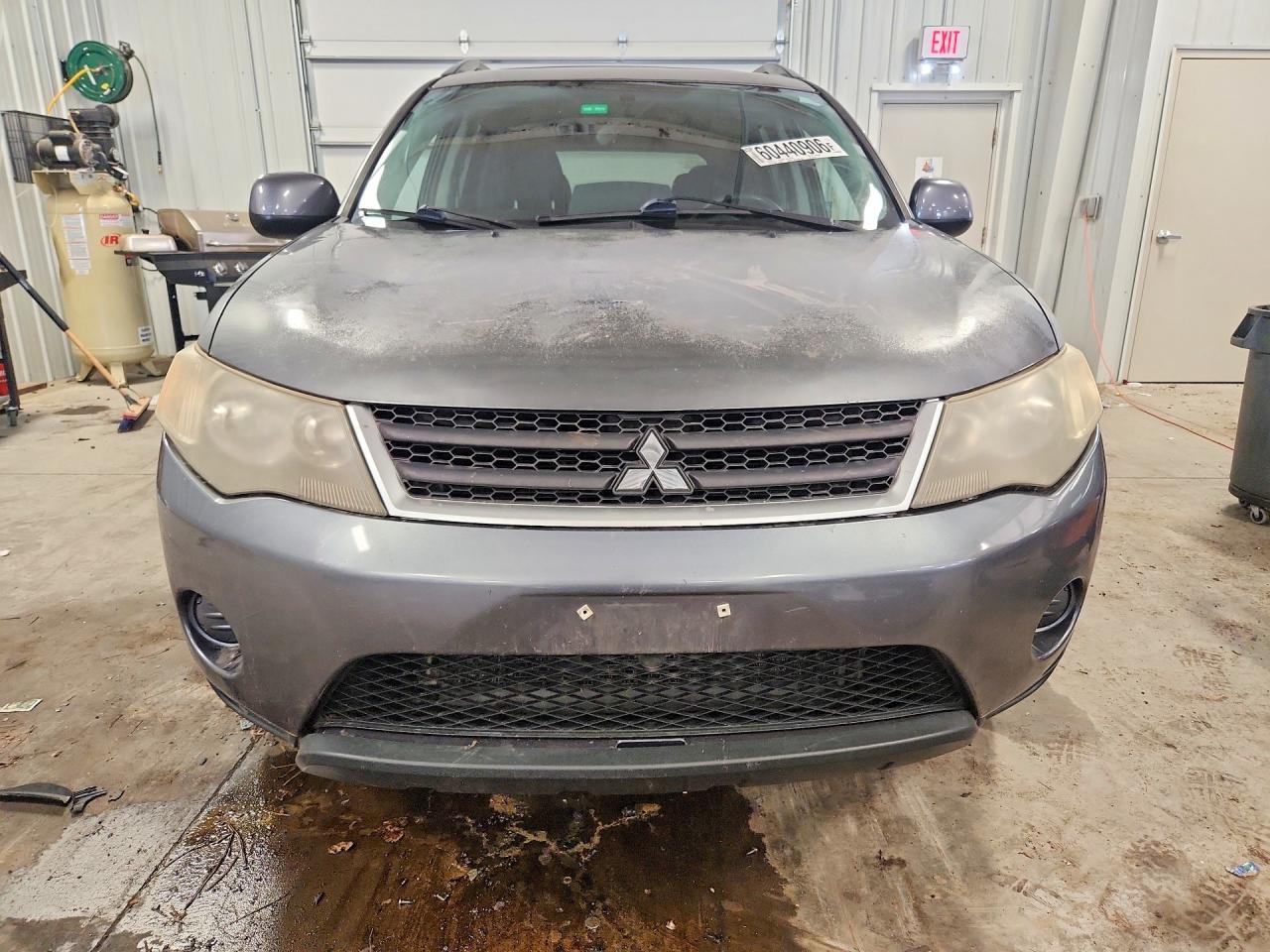 2007 Mitsubishi Outlander Es Серый vin: JA4MS31X07U013515