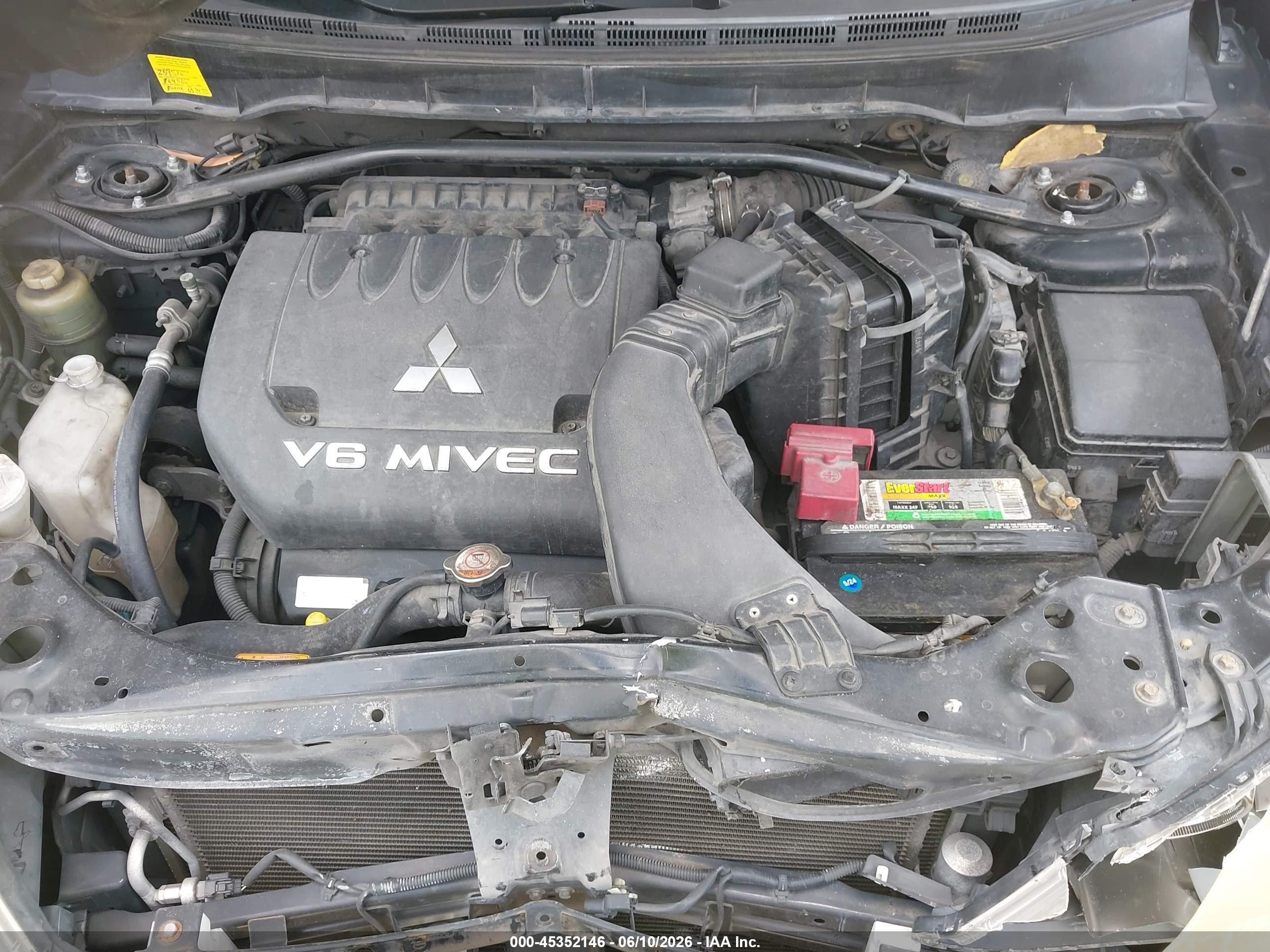 2007 Mitsubishi Outlander Es/ls Black vin: JA4MS31X07U014549