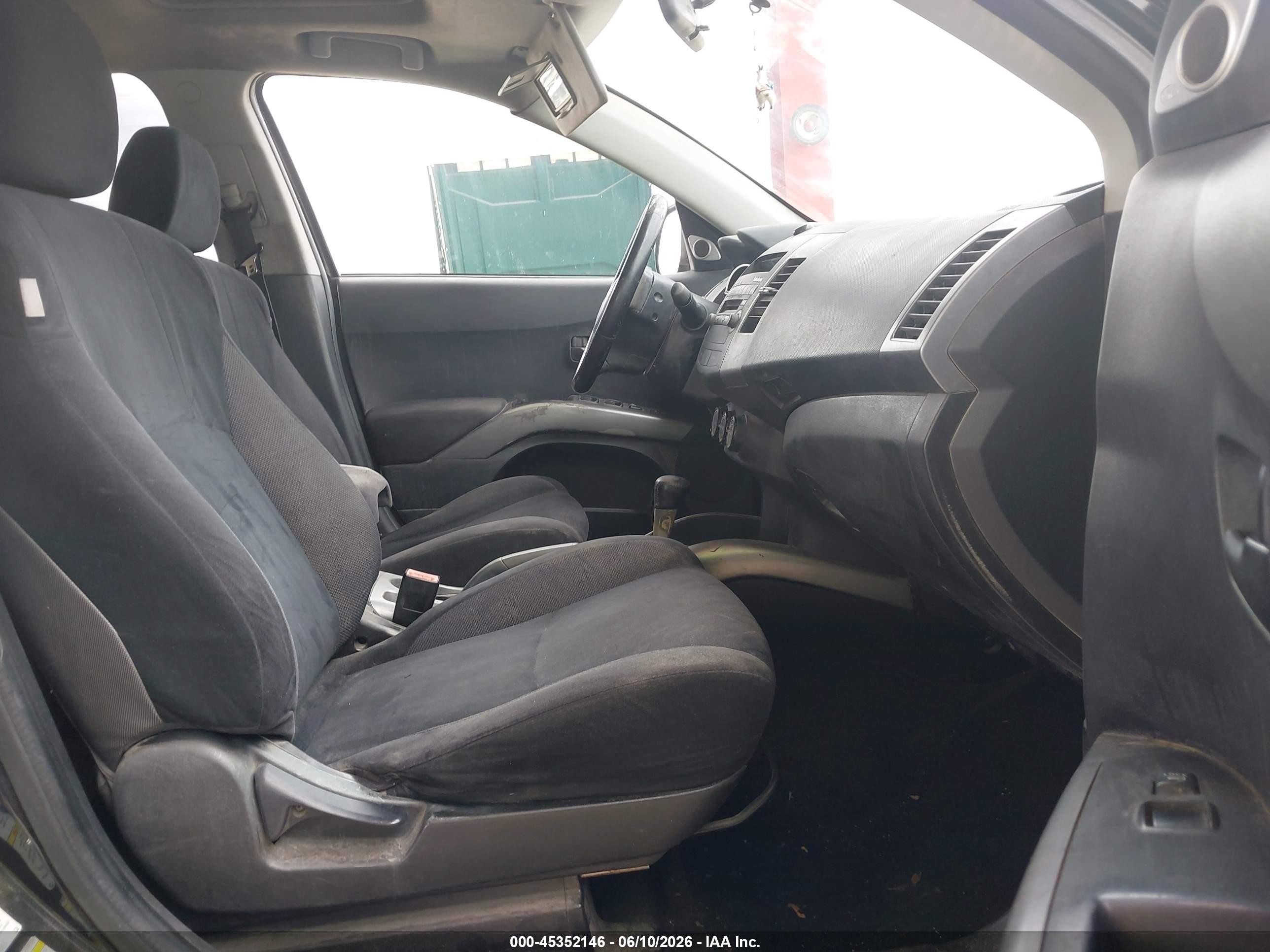 2007 Mitsubishi Outlander Es/ls Black vin: JA4MS31X07U014549