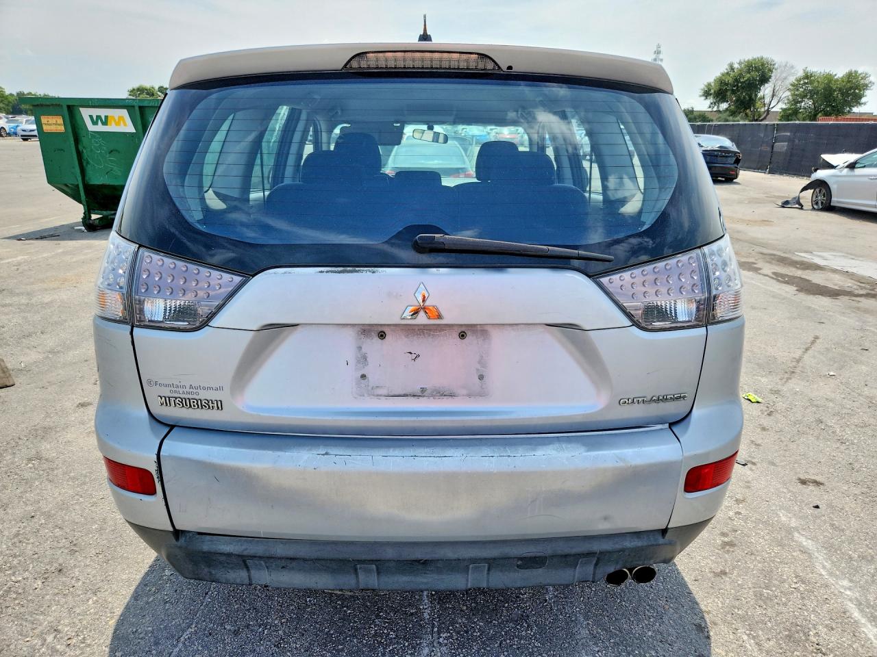 2007 Mitsubishi Outlander Es Silver vin: JA4MS31X27Z005077
