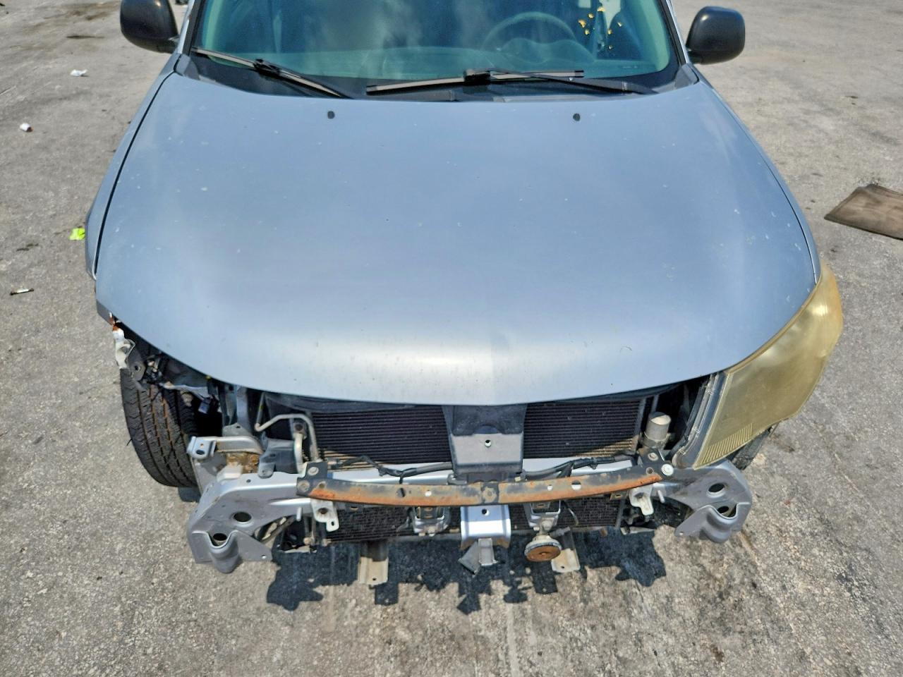 2007 Mitsubishi Outlander Es Silver vin: JA4MS31X27Z005077