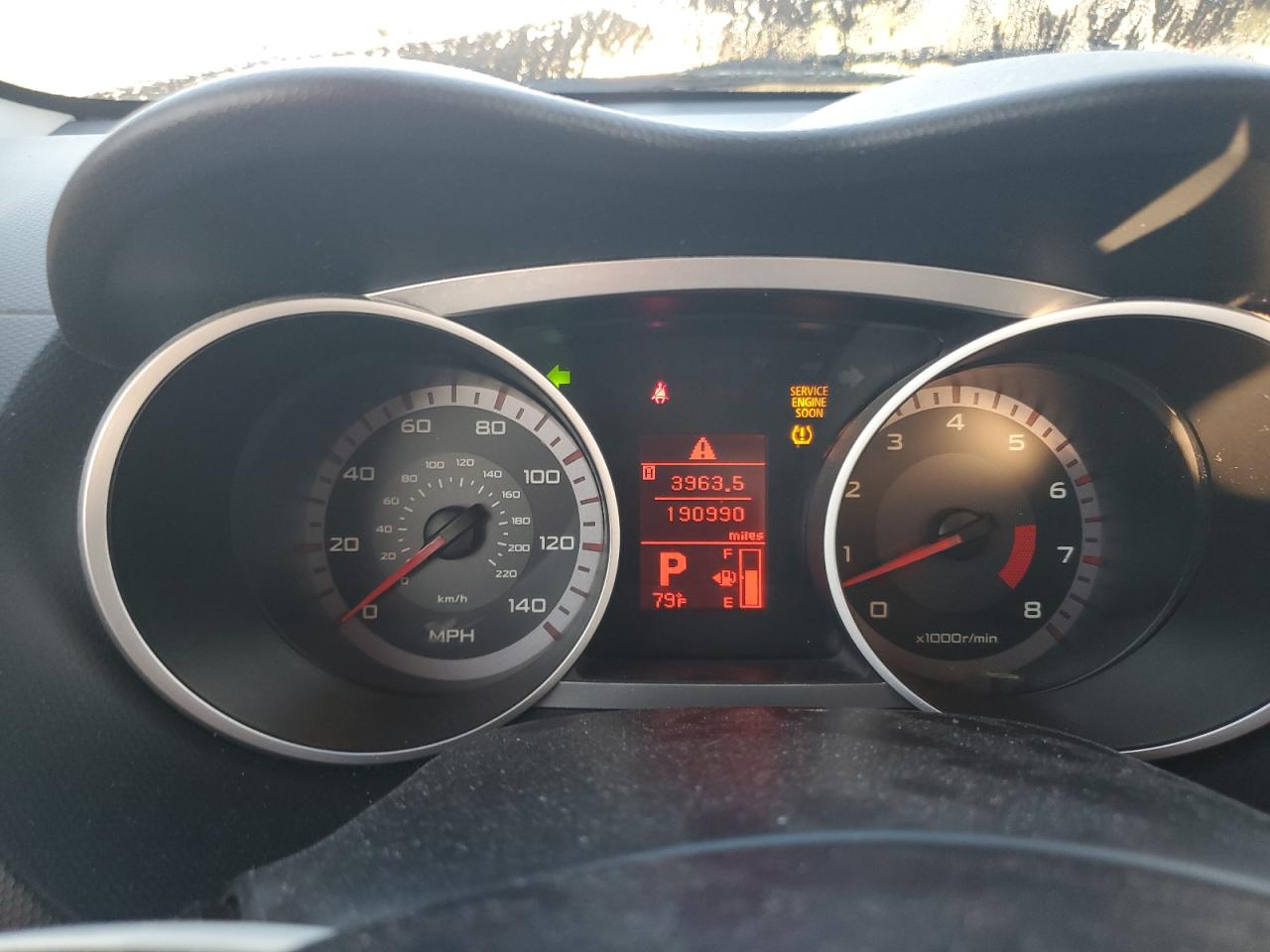 2008 Mitsubishi Outlander Ls Charcoal vin: JA4MS31X38Z008295