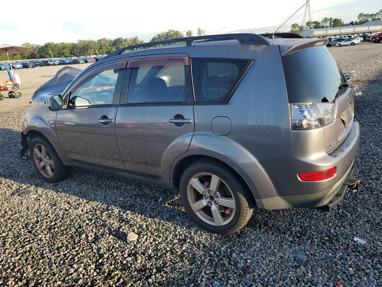 2008 Mitsubishi Outlander Ls Charcoal vin: JA4MS31X38Z008295
