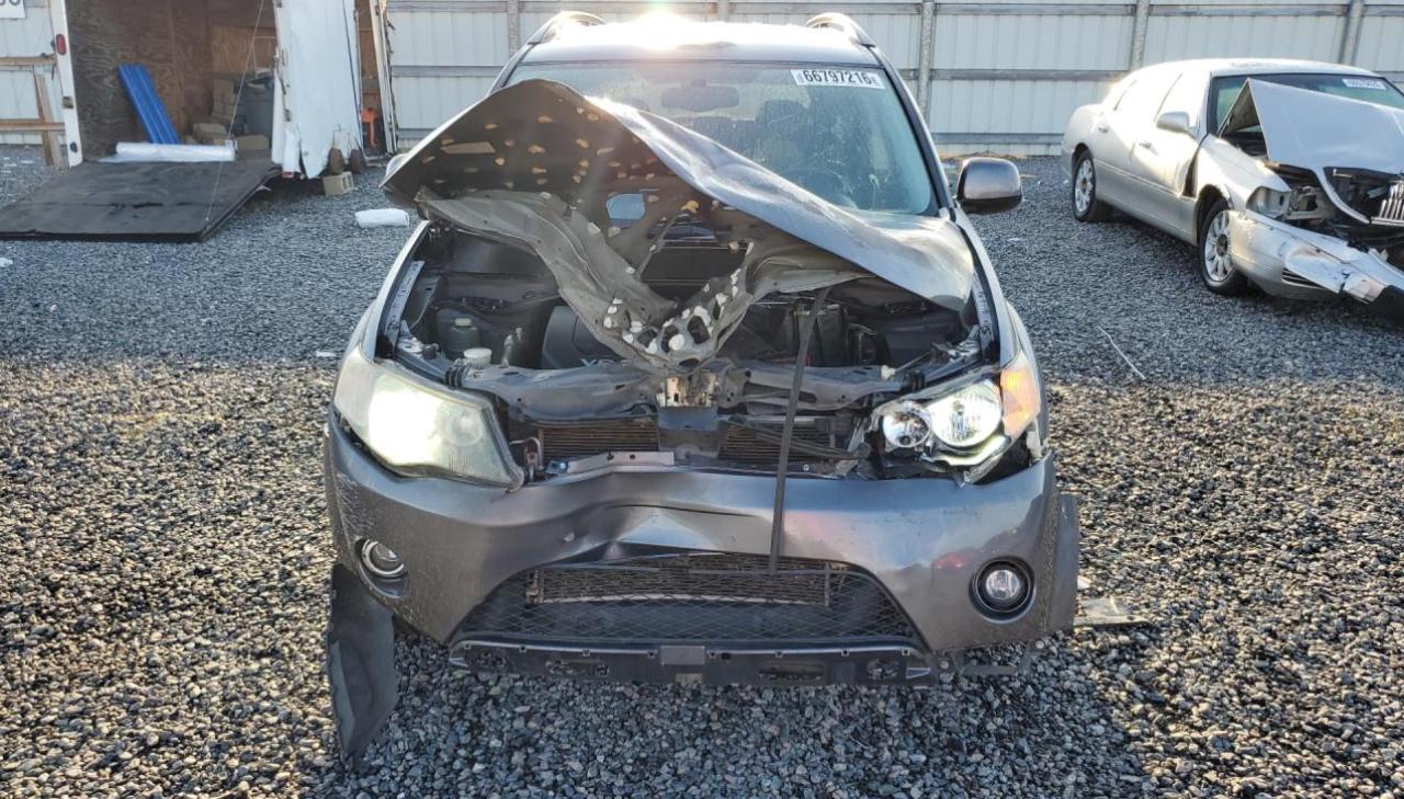 2008 Mitsubishi Outlander Ls Charcoal vin: JA4MS31X38Z008295