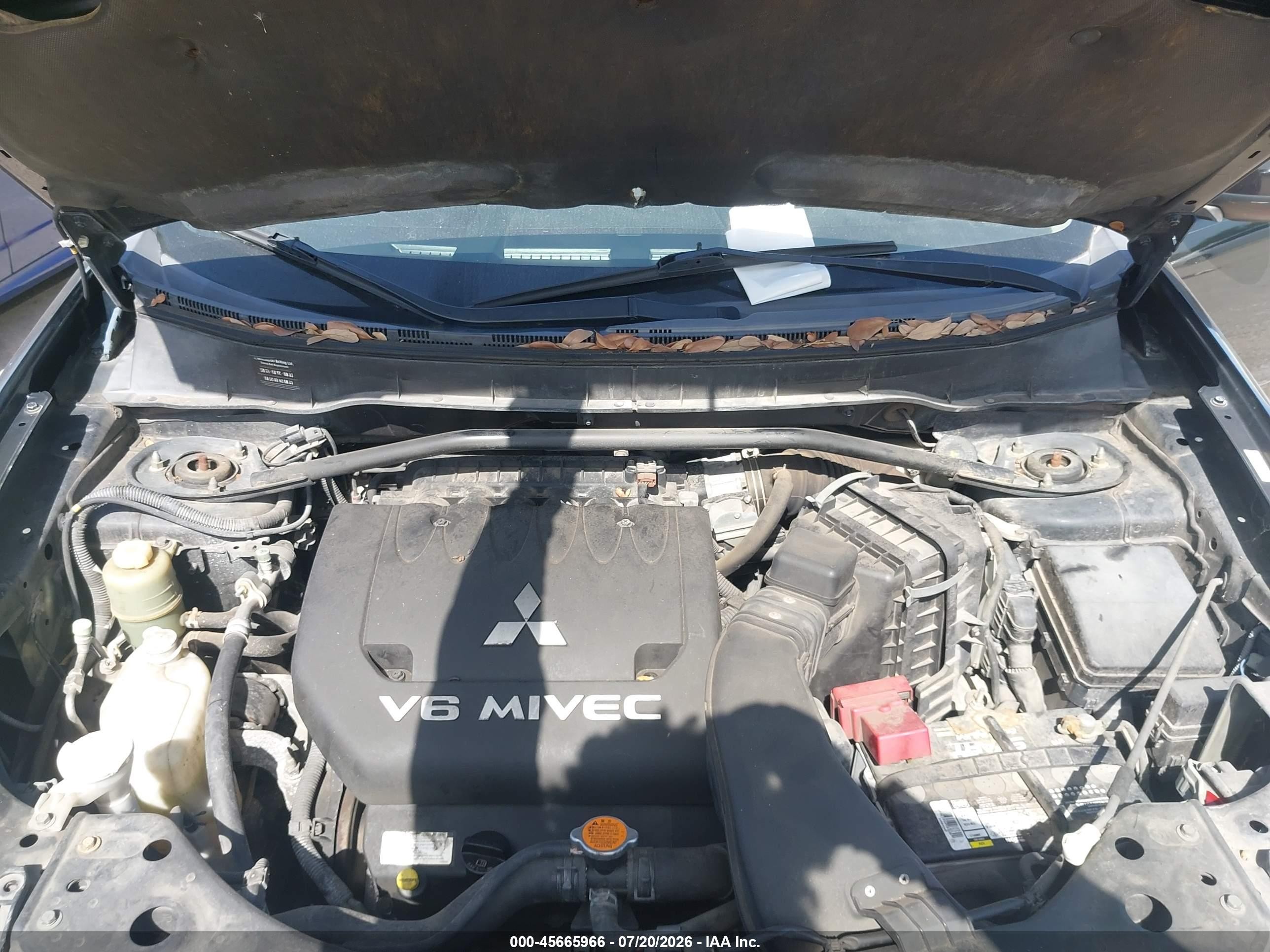 2007 Mitsubishi Outlander Es/ls Black vin: JA4MS31X57U013896