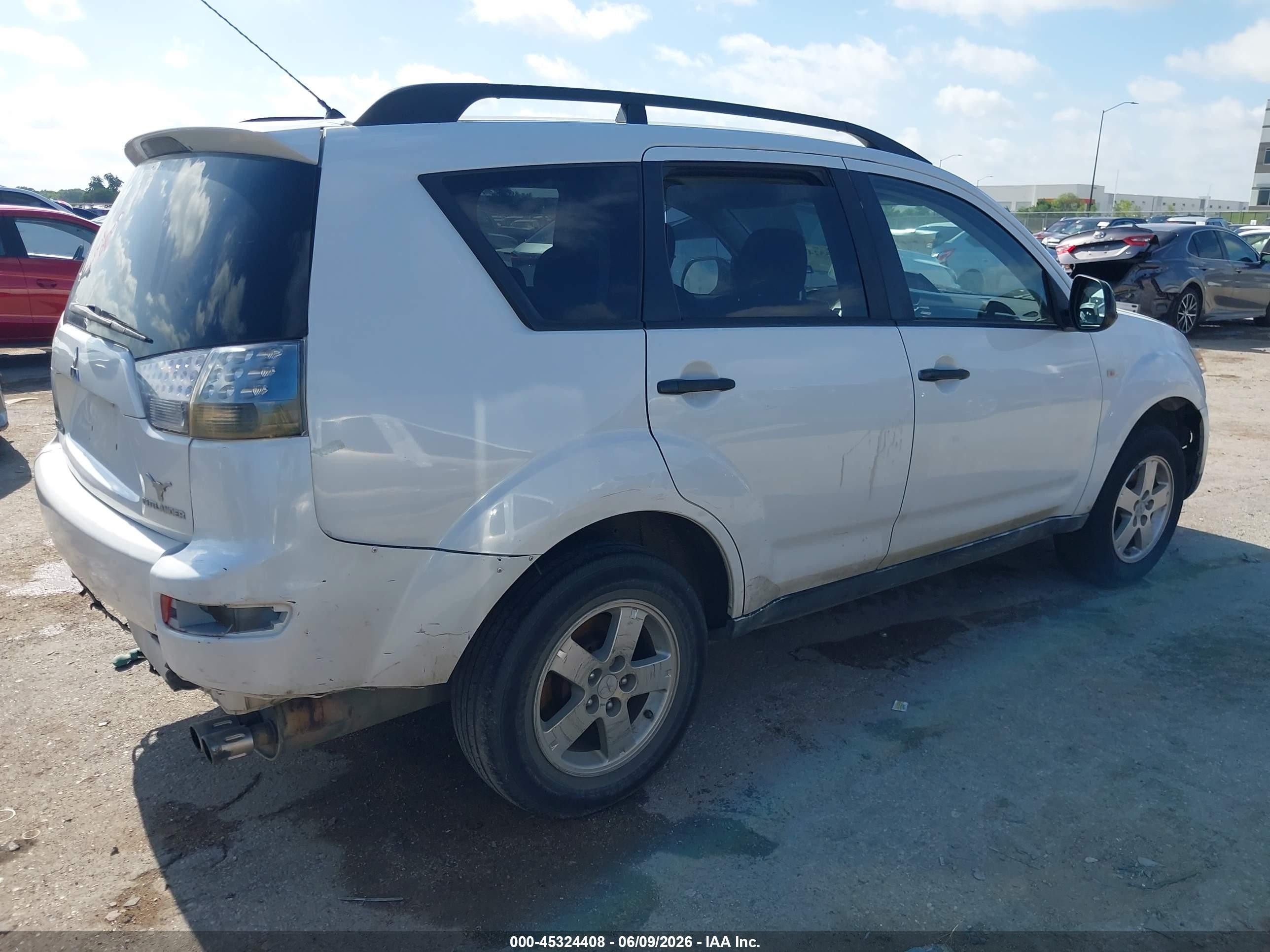 2007 Mitsubishi Outlander Es/ls Белый vin: JA4MS31X57Z015442