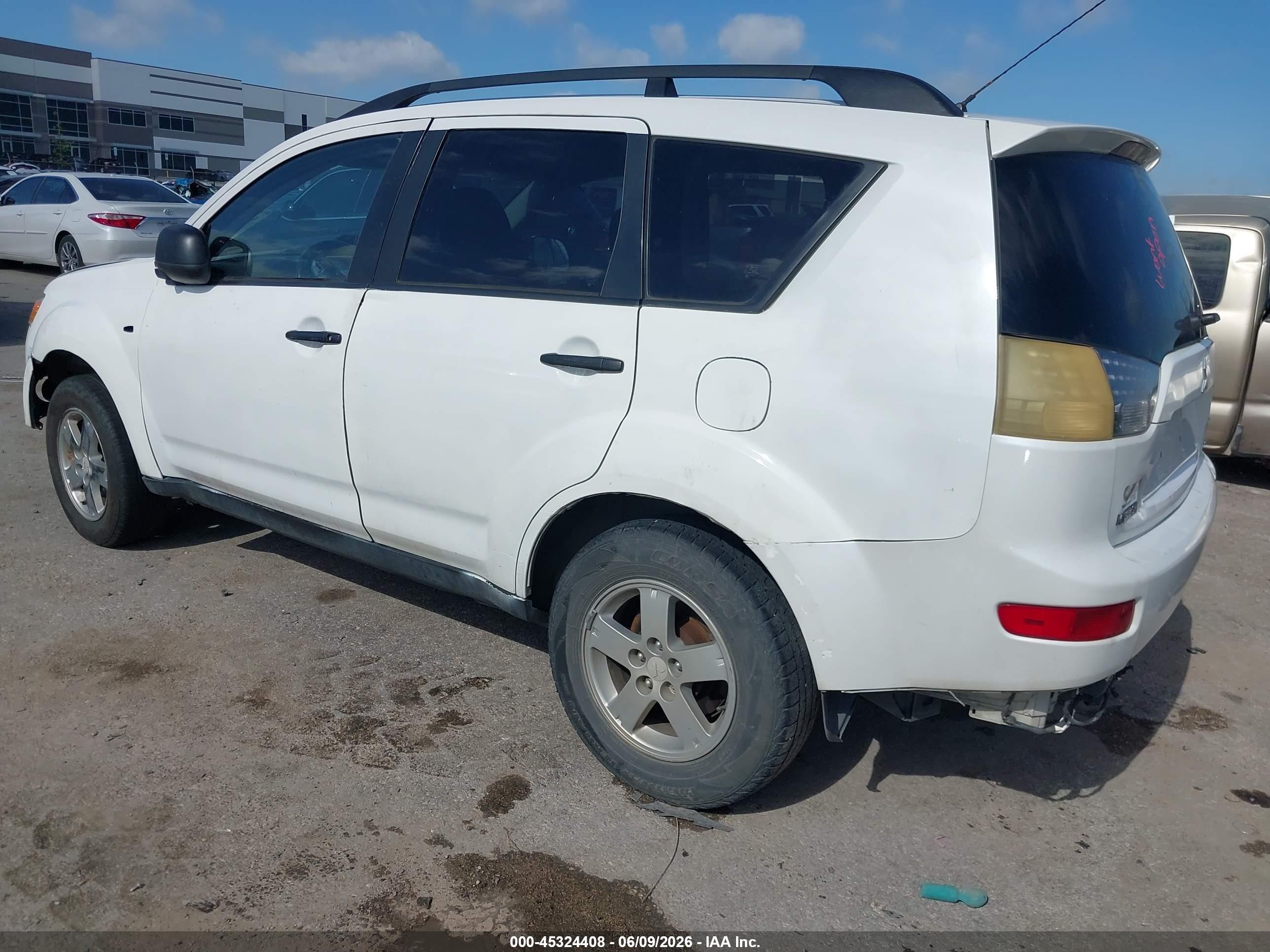 2007 Mitsubishi Outlander Es/ls Белый vin: JA4MS31X57Z015442
