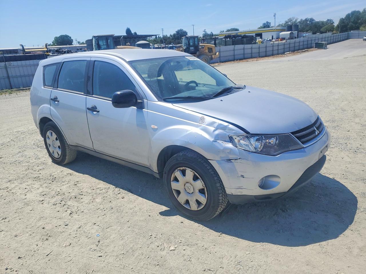 2007 Mitsubishi Outlander Es Silver vin: JA4MS31X67U002888