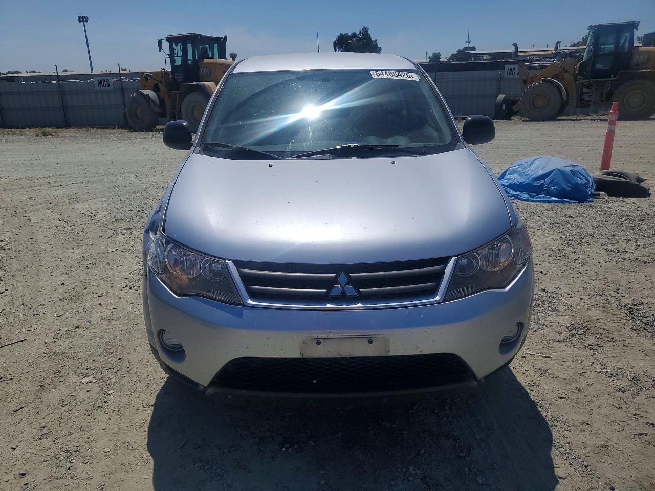 2007 Mitsubishi Outlander Es Silver vin: JA4MS31X67U002888