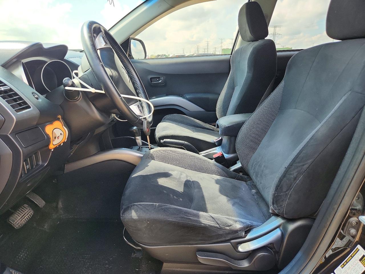 2007 Mitsubishi Outlander Es Black vin: JA4MS31X67Z010184