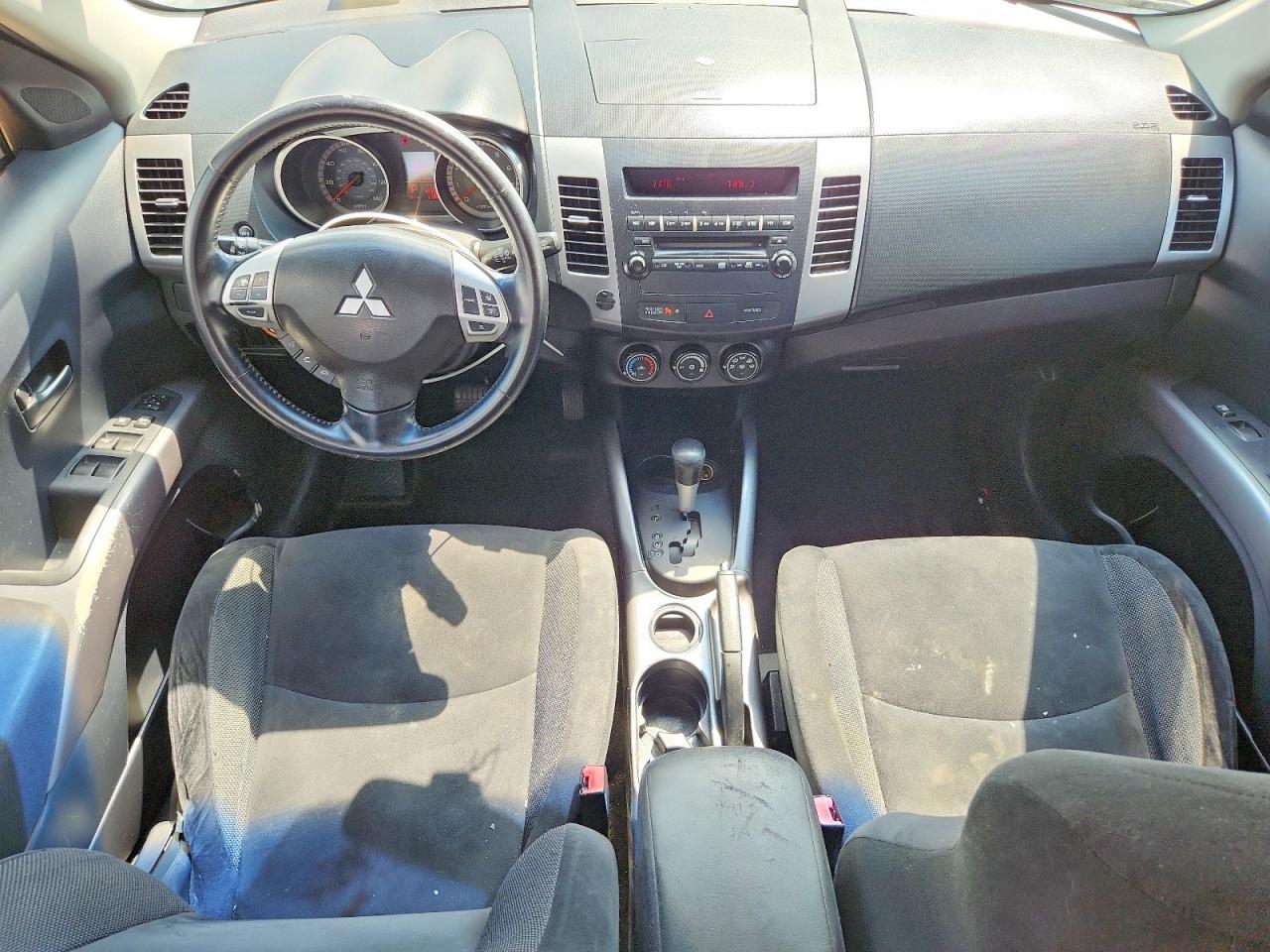 2007 Mitsubishi Outlander Es Black vin: JA4MS31X67Z010184
