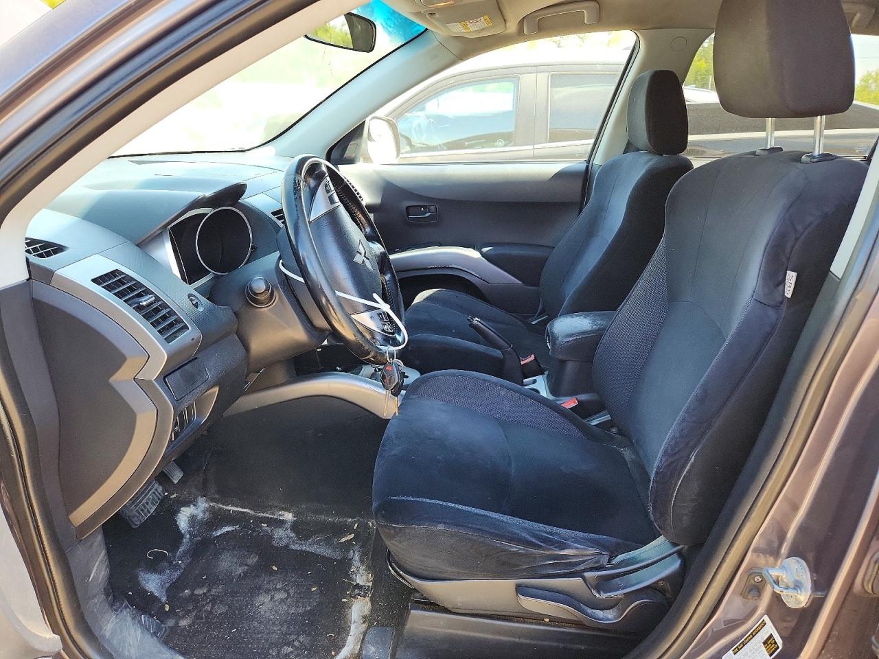 2007 Mitsubishi Outlander Es Серый vin: JA4MS31X67Z601034